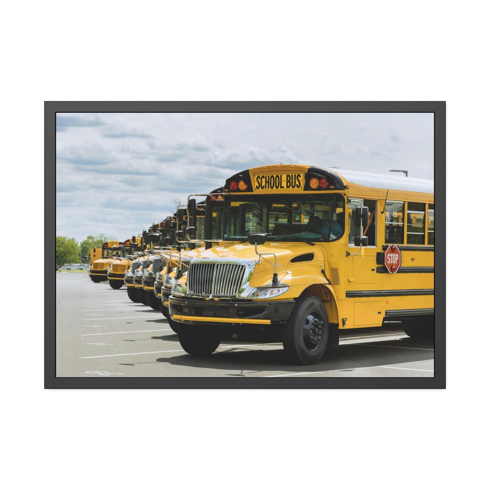 Bus The Artful Commute: Expressing the Bus's Soul on Canvas & Poster