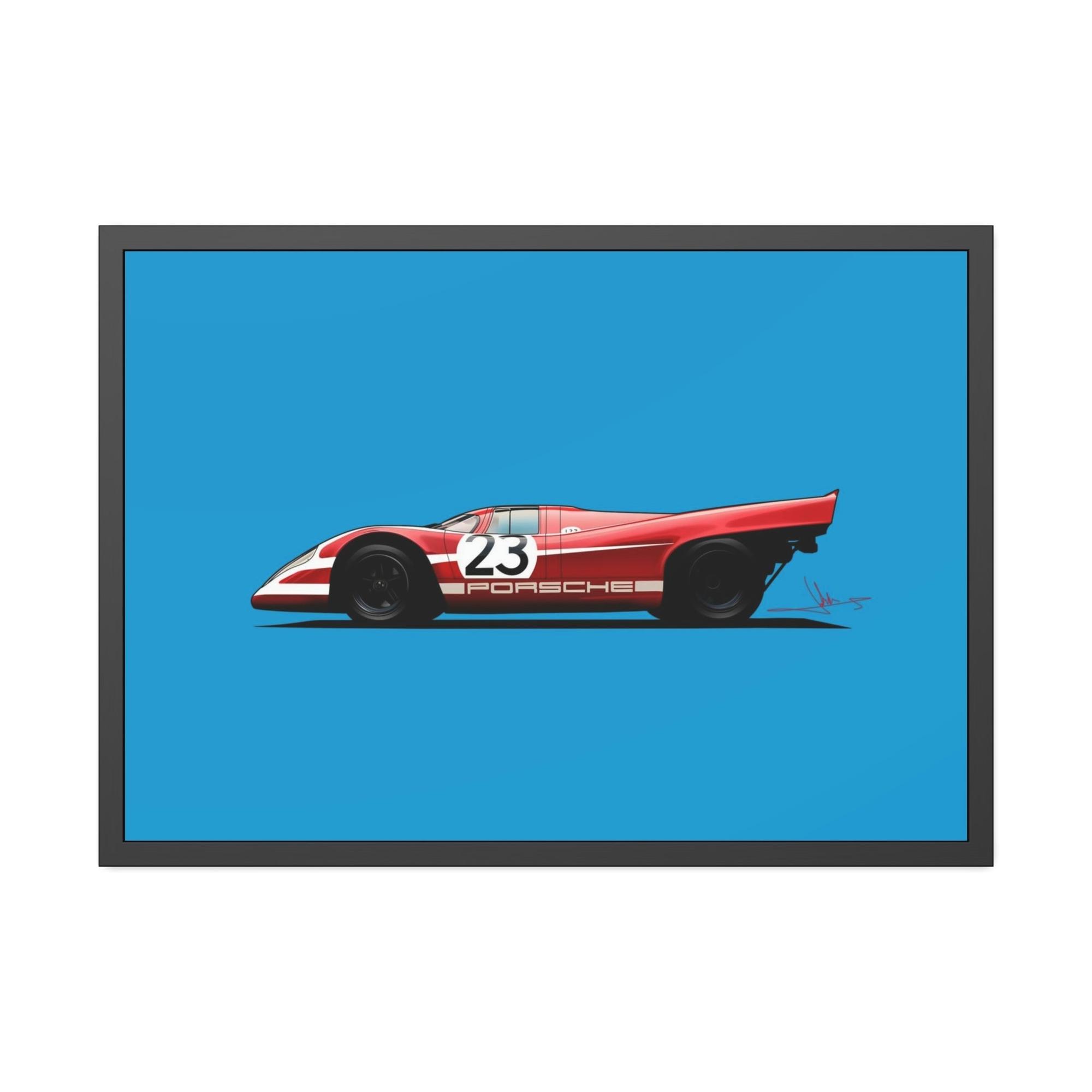 Porsche Porsche Legacy: Vintage Poster & Canvas for Car Enthusiasts