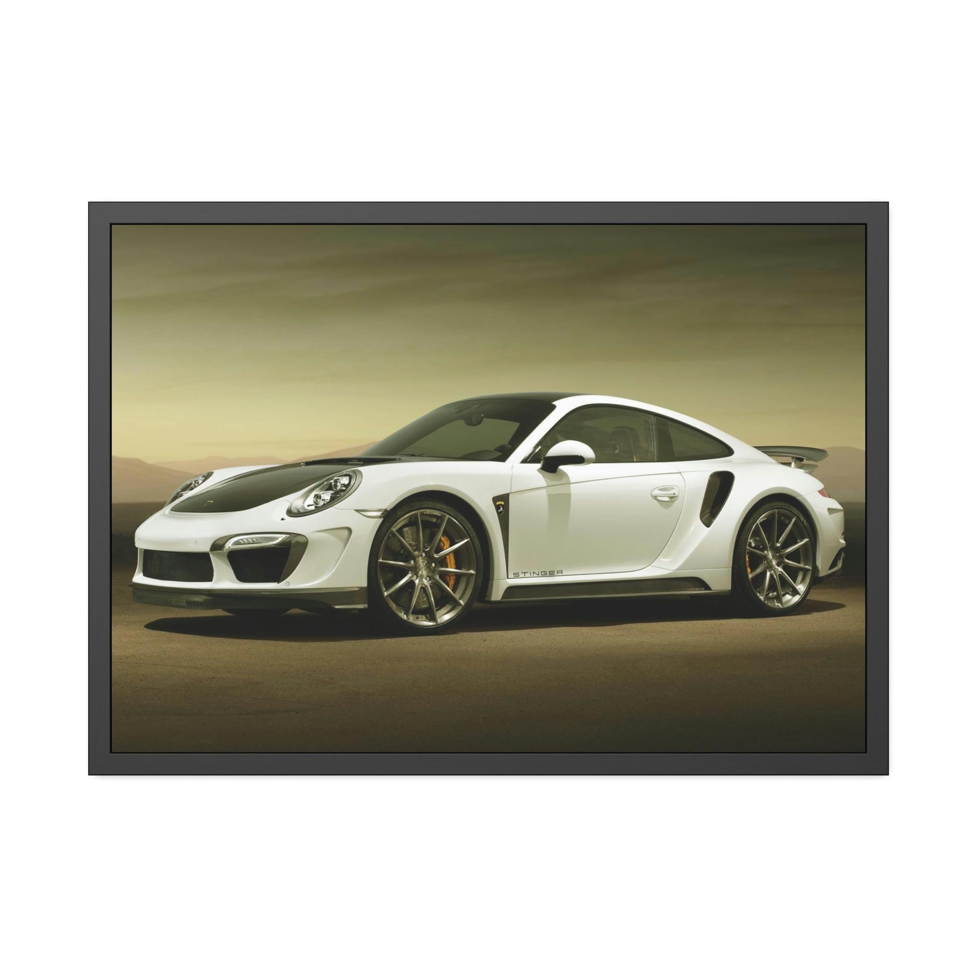 Porsche Porsche Performance Art: Canvas & Poster Print of a Sports Car Masterpiece