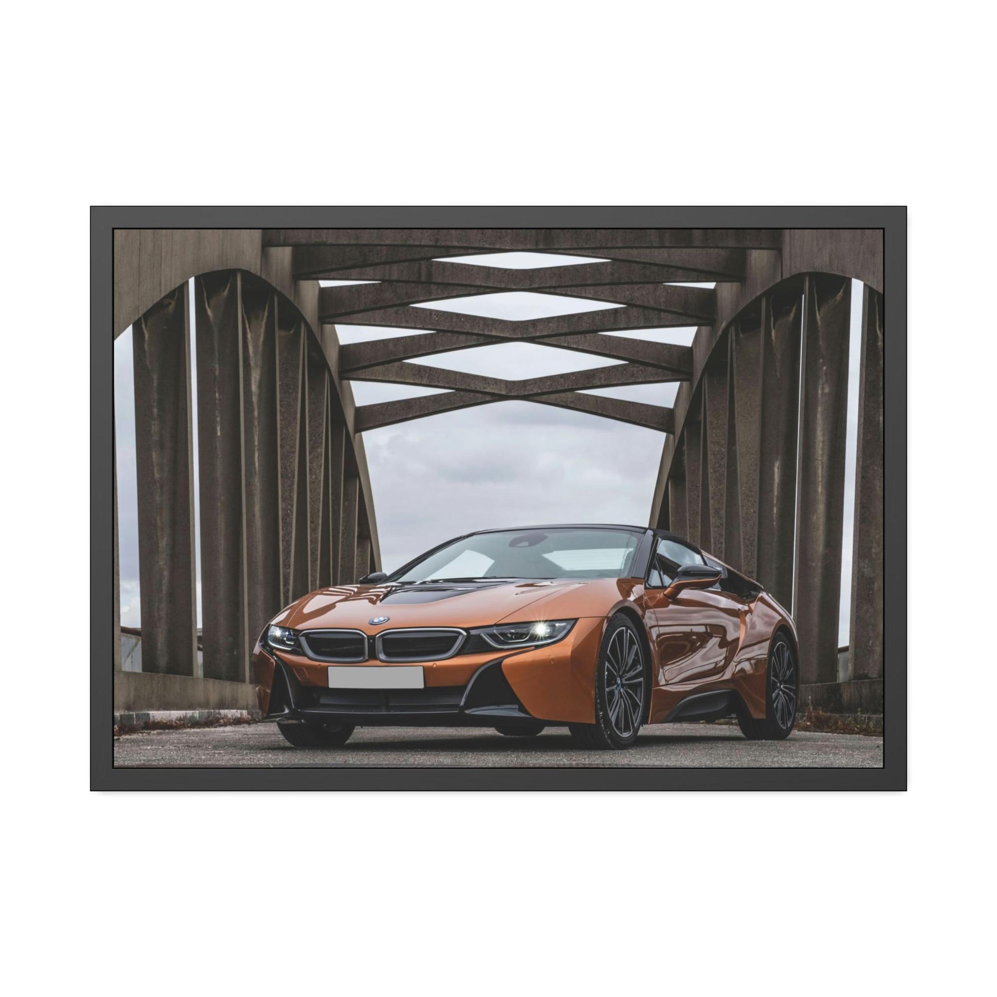 Bmw BMW's Precision and Style: Captivating Art Print on Natural Canvas & Poster