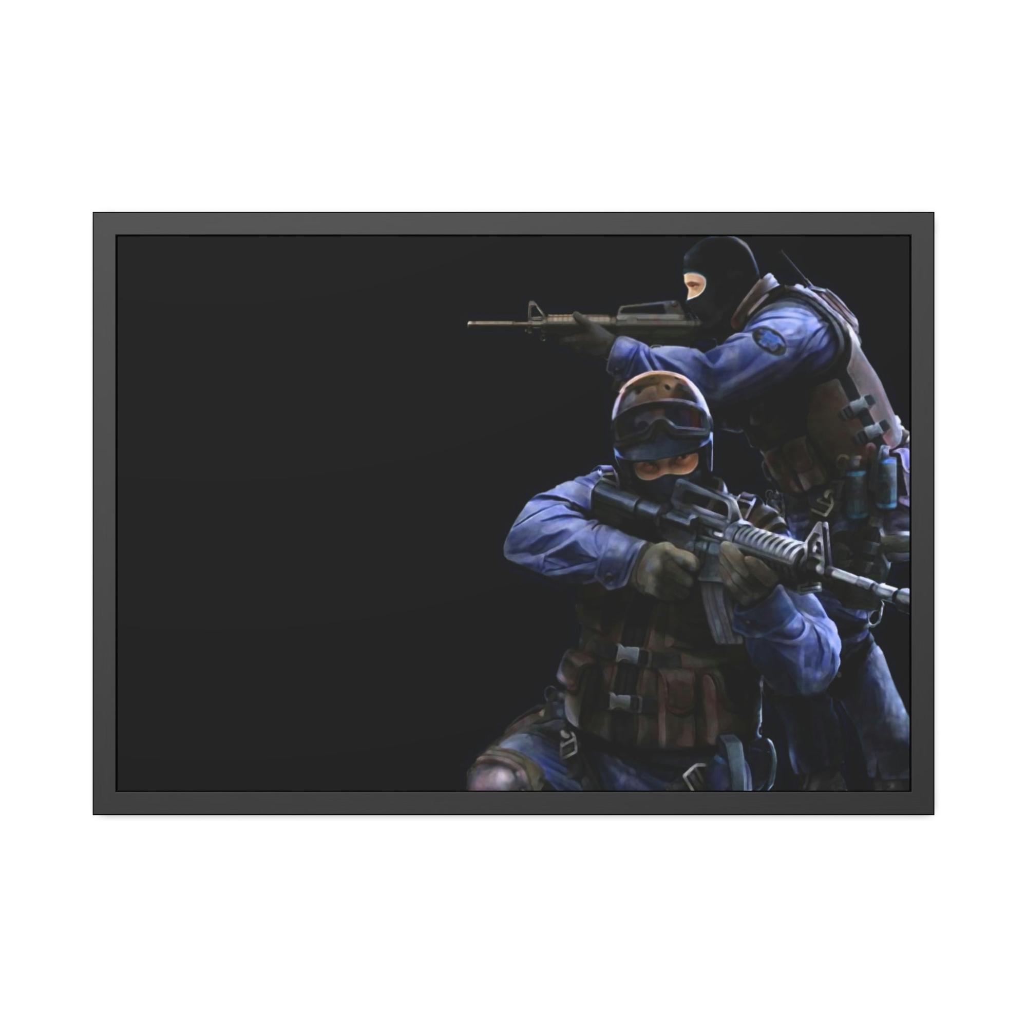 Counter Strike Legendary Battles: Iconic Counter Strike Poster & Canvas Wall Art