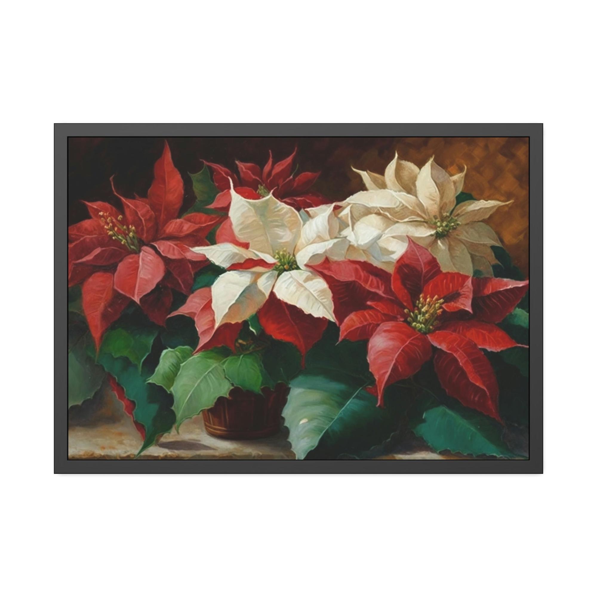 Poinsenttias Poinsenttias Blooming Brightly: A Festive Floral Arrangement