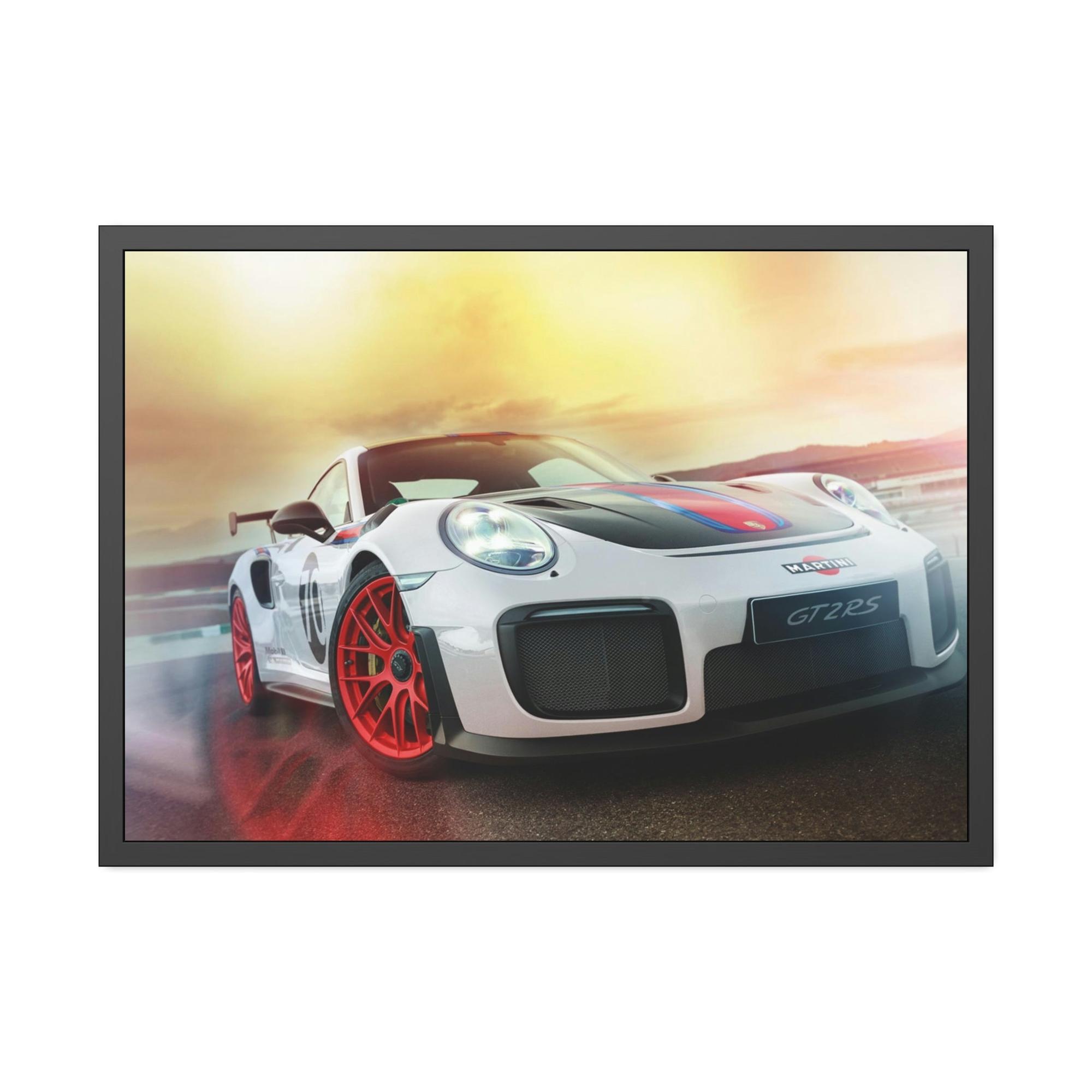 Porsche Speed Demons: Poster & Canvas Print of a Porsche in Motion