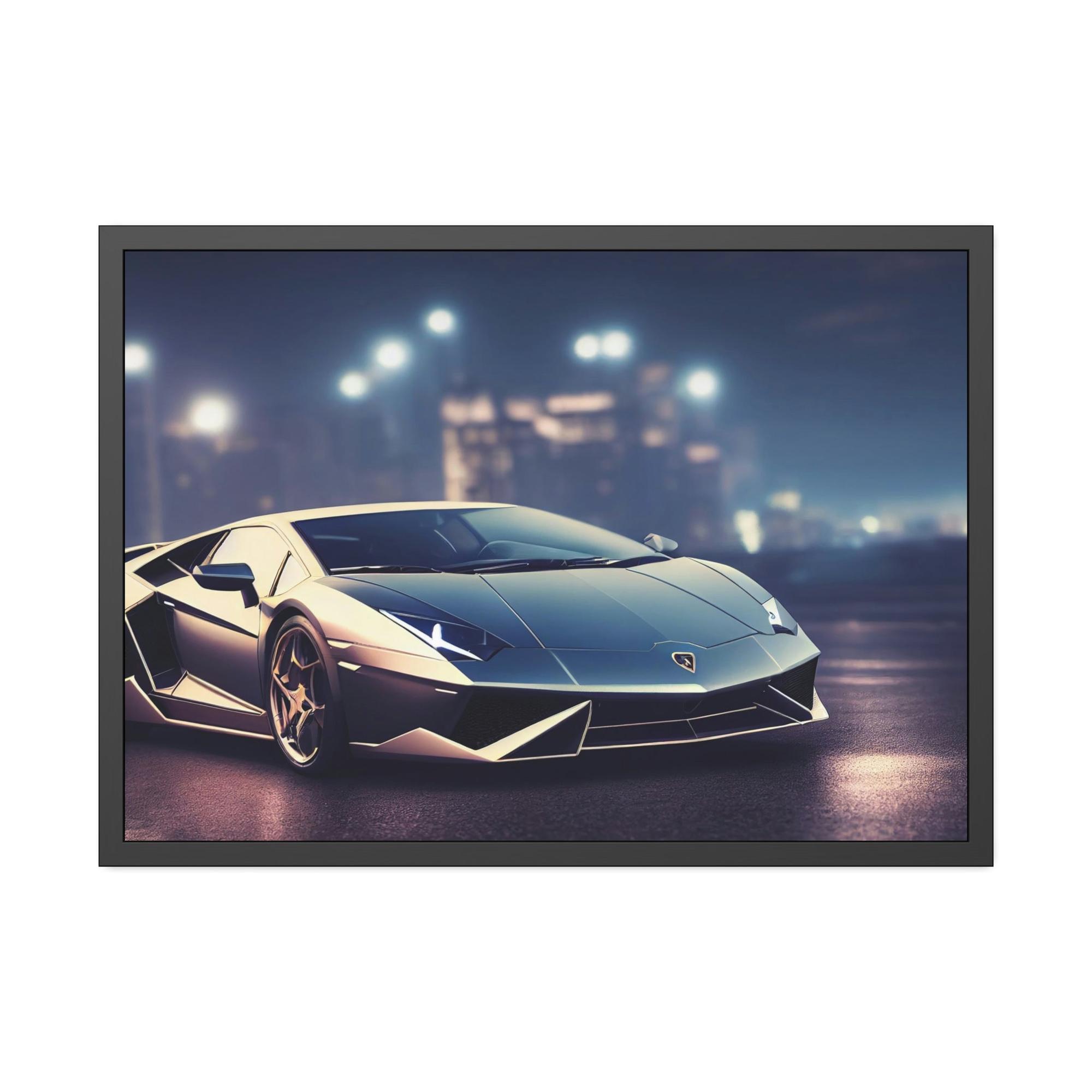 Lamborghini Speed Demon: Lamborghini Sports Car on Canvas & Poster
