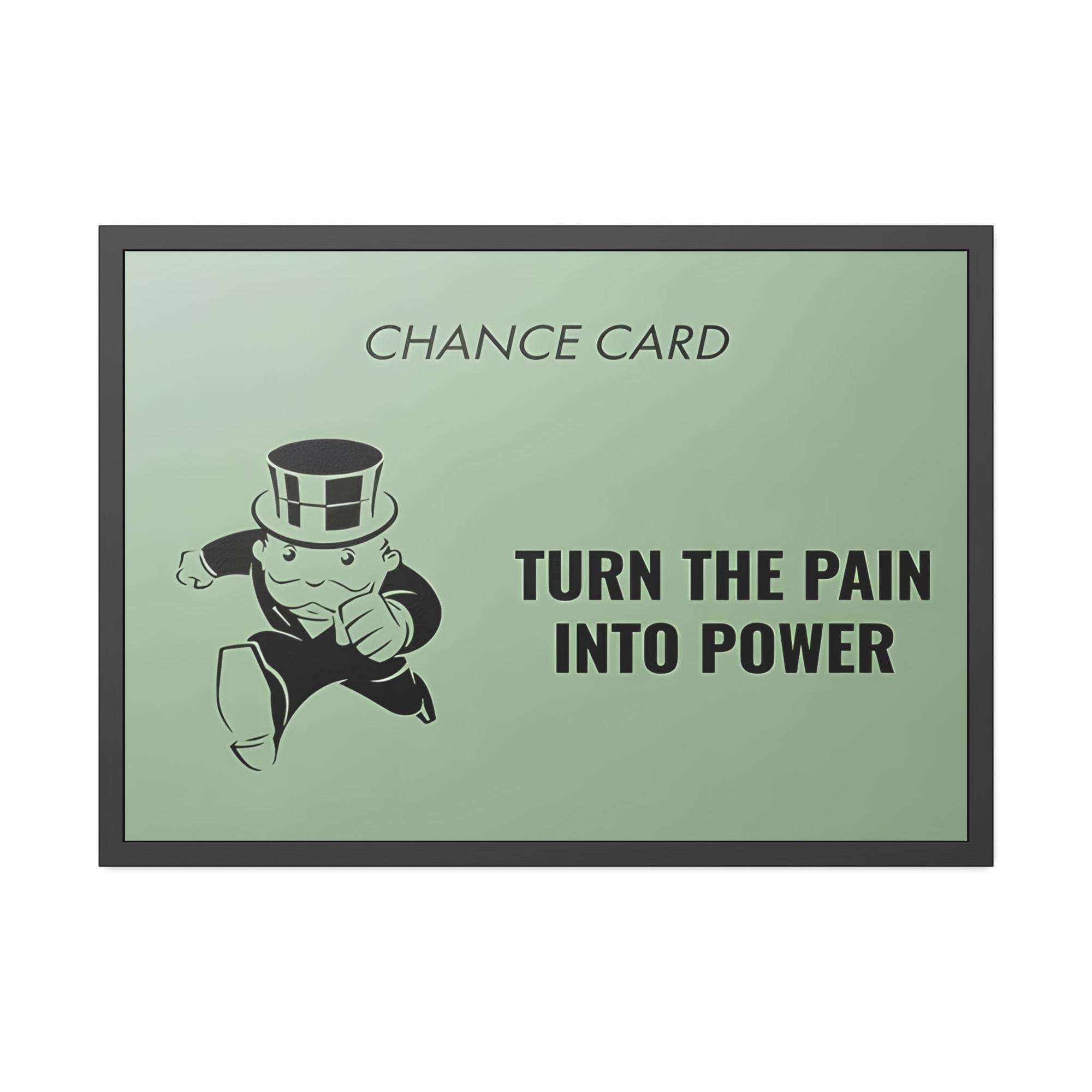 Monopoly & Motivation Monopoly's Motivation : Artistic Print on Framed Canvas & Poster