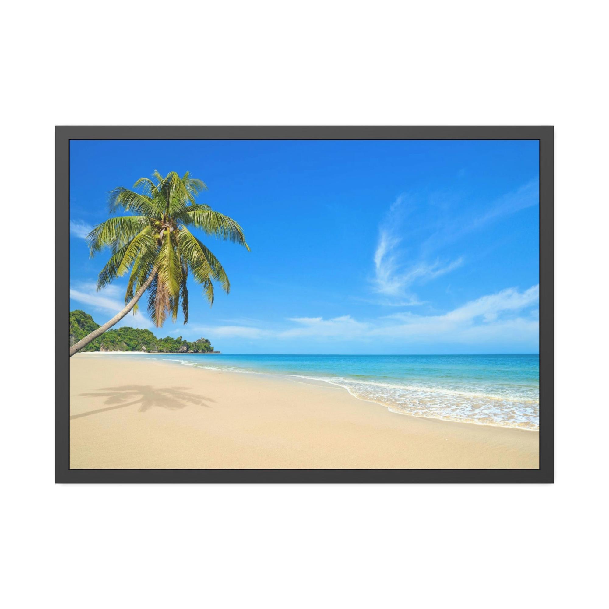 Island Beach Island Bliss: Canvas & Poster Art of a Beautiful Beach Destination