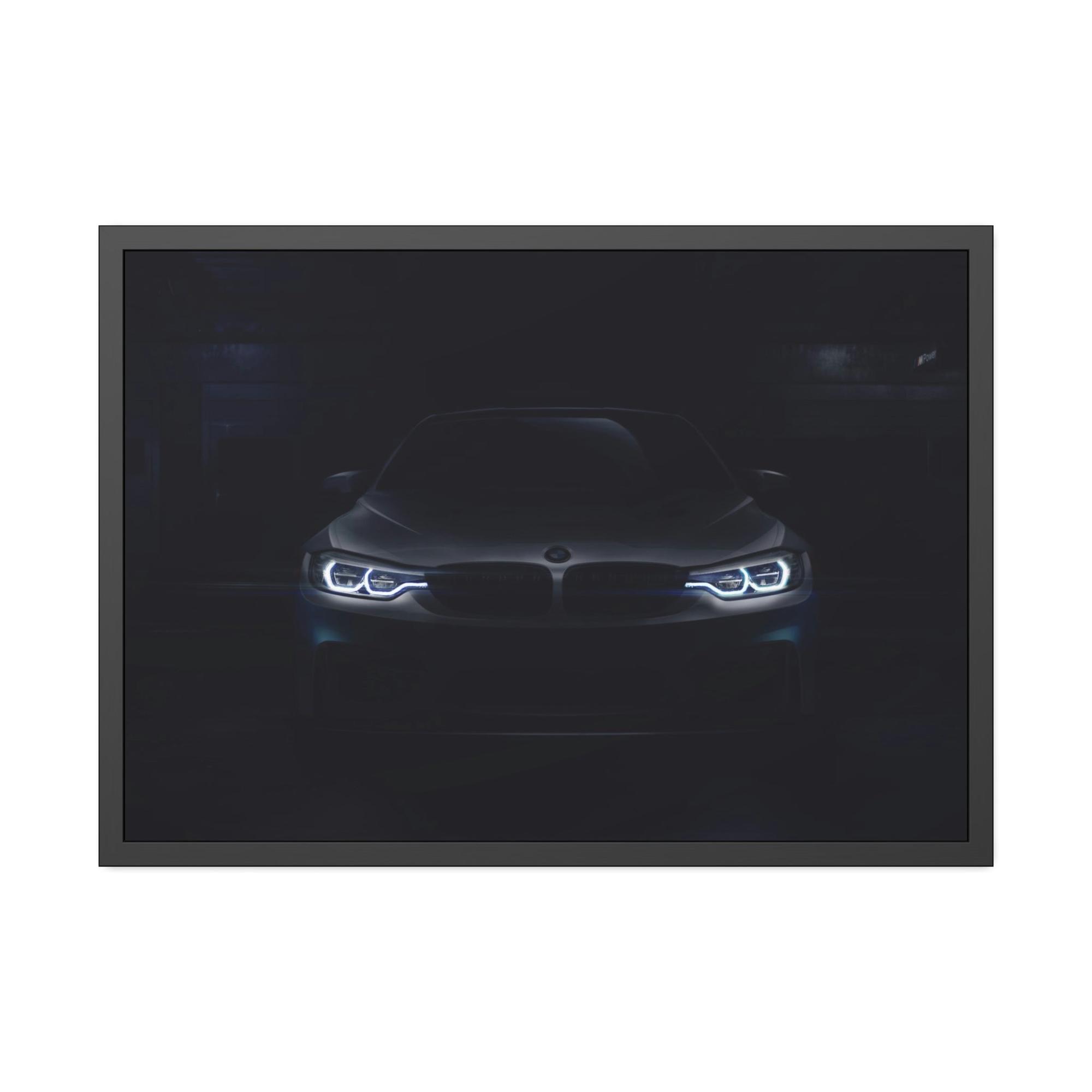 Bmw The Iconic BMW: Beautiful Print on Framed Canvas & Poster