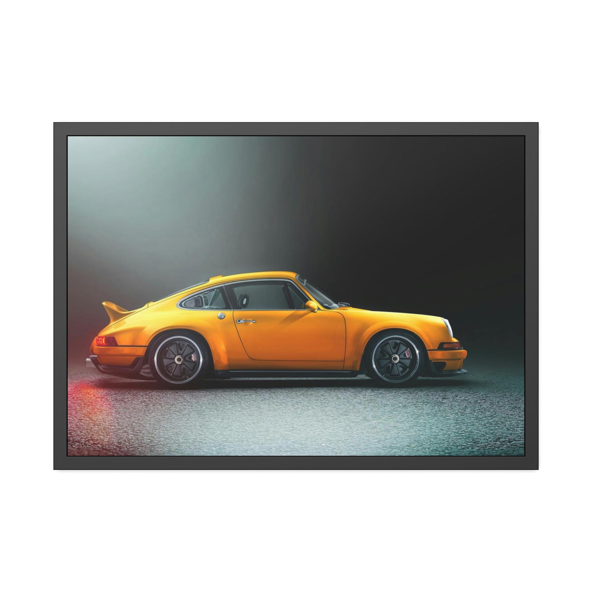 Porsche The Porsche Lifestyle: A Framed Poster of the Iconic Sports Car Brand