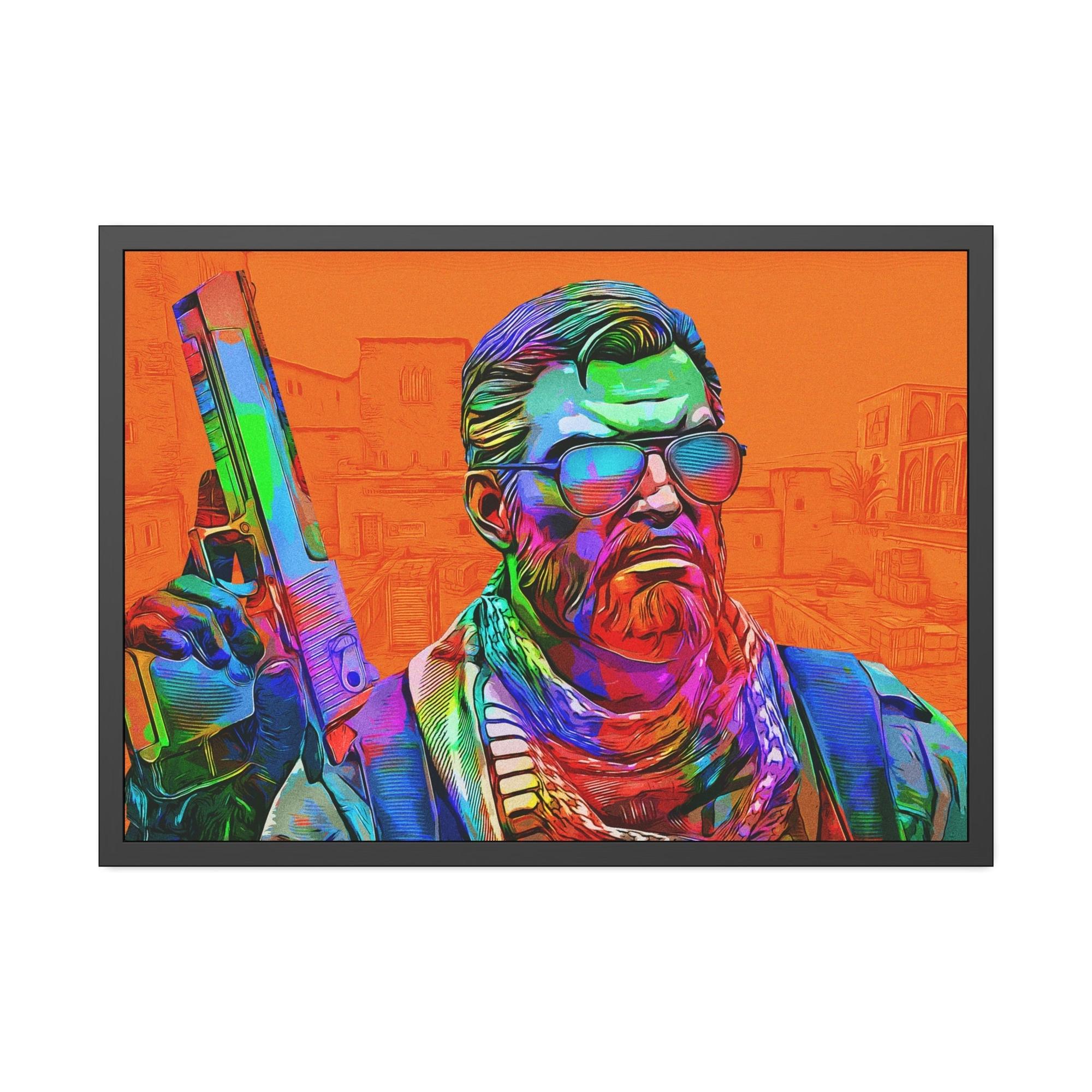 Counter Strike In the Line of Fire: Thrilling Counter Strike Wall Art on Canvas & Poster