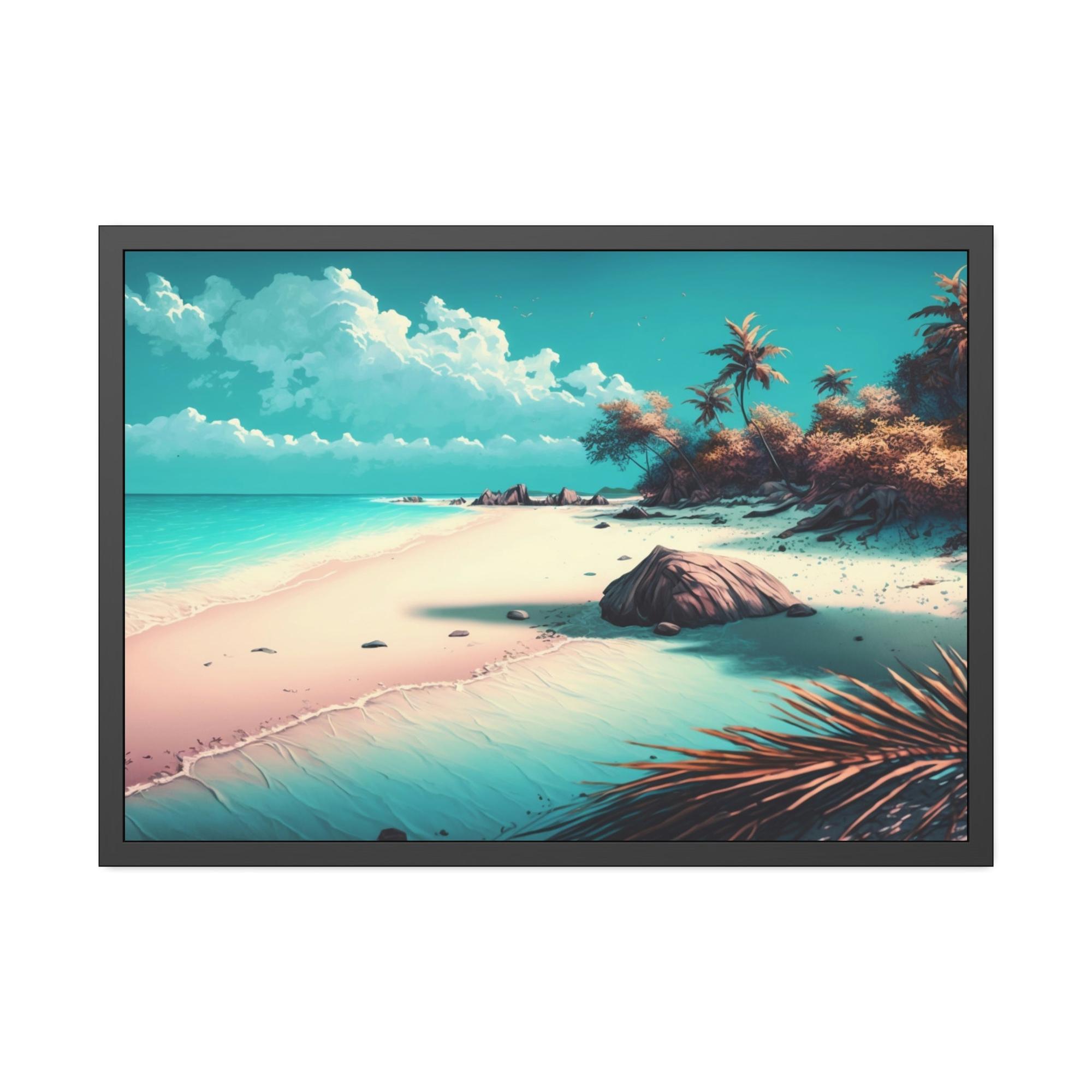 Tropical Beach Island Majesty: A Regal Paradise