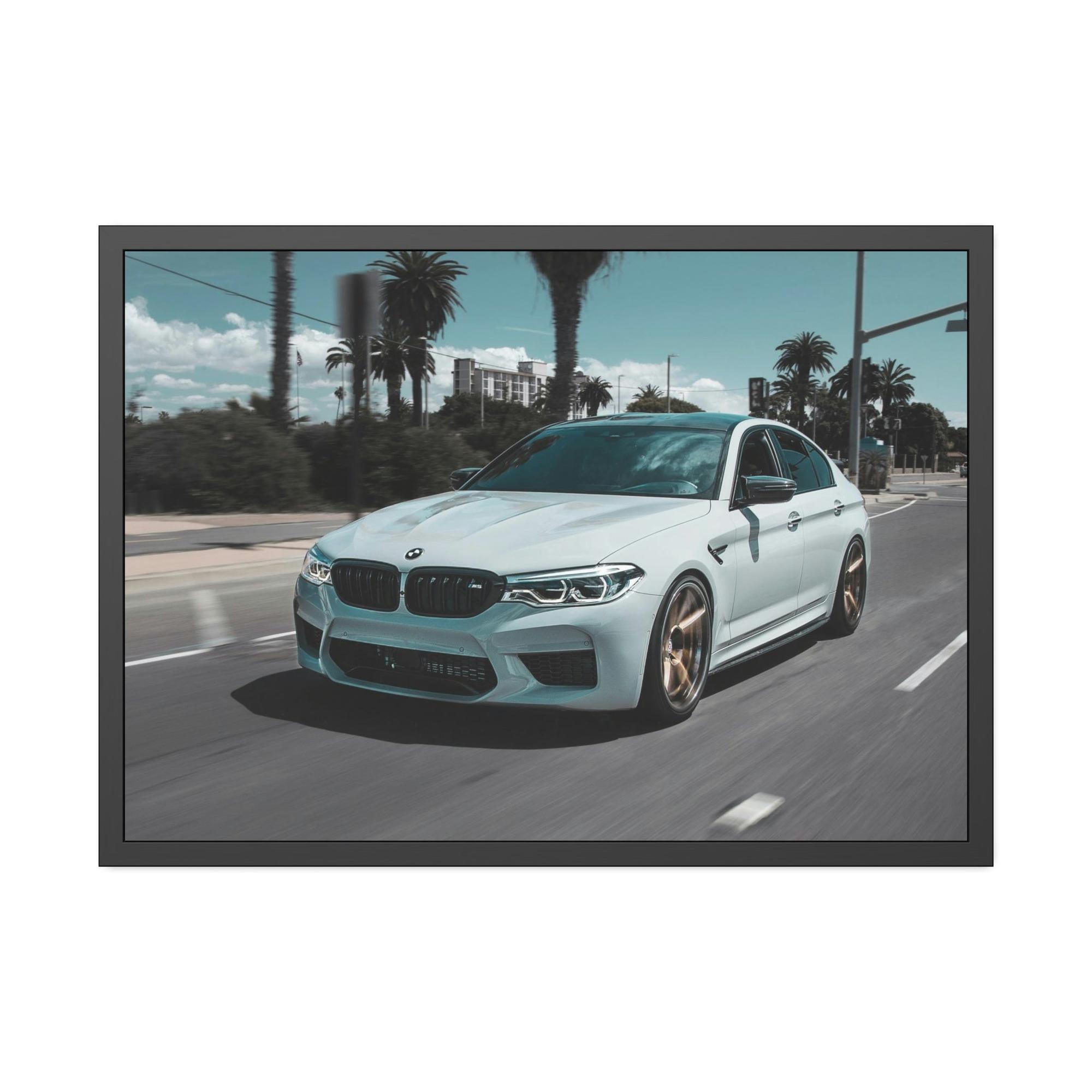 Bmw BMW on Canvas: Captivating Canvas & Poster Print for Car Enthusiasts