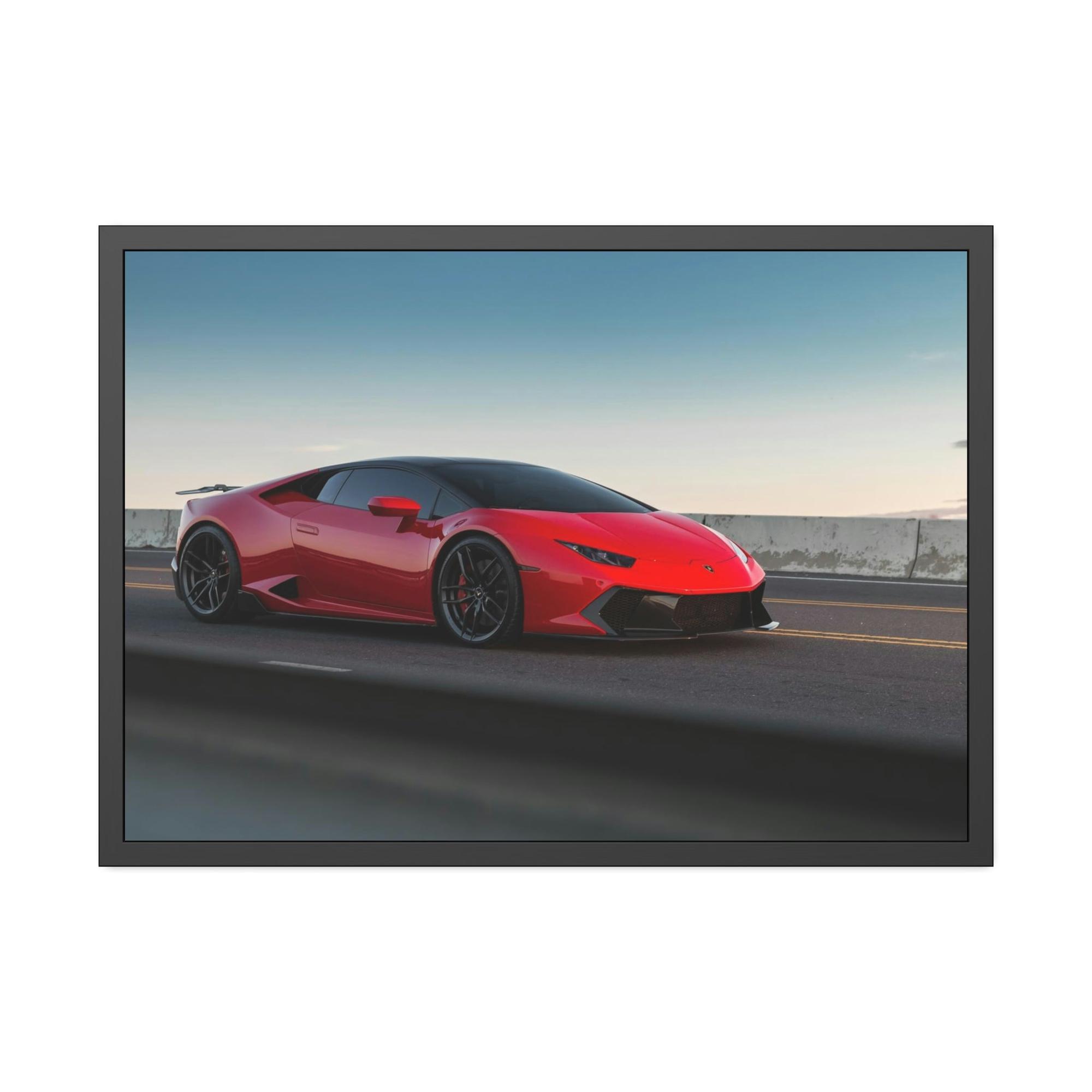 Lamborghini Racing into the Future: Lamborghini Canvas & Poster on High-Quality Print