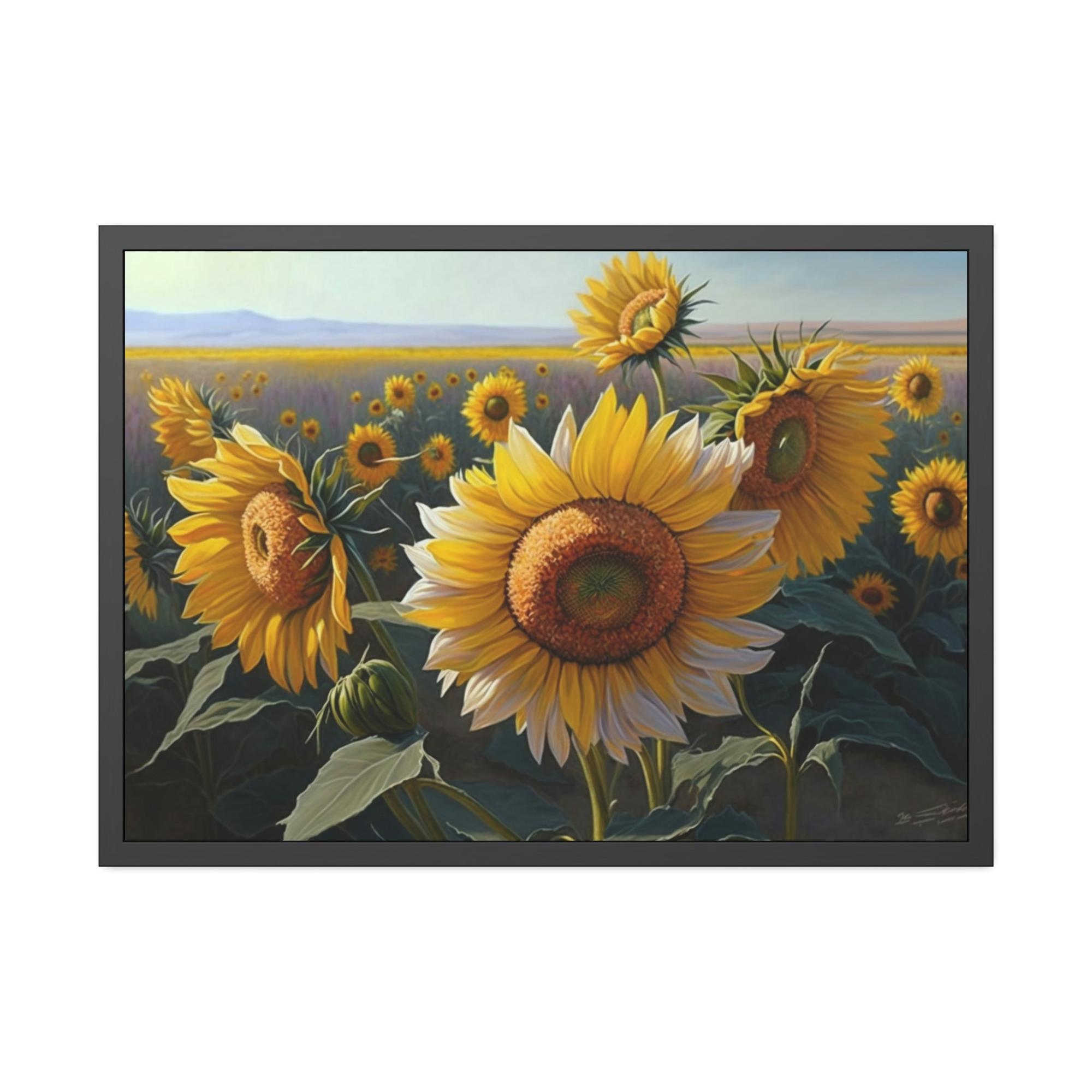 Sunflowers Sunflower Serenade: A Rhapsody of Color and Light in Nature's Garden