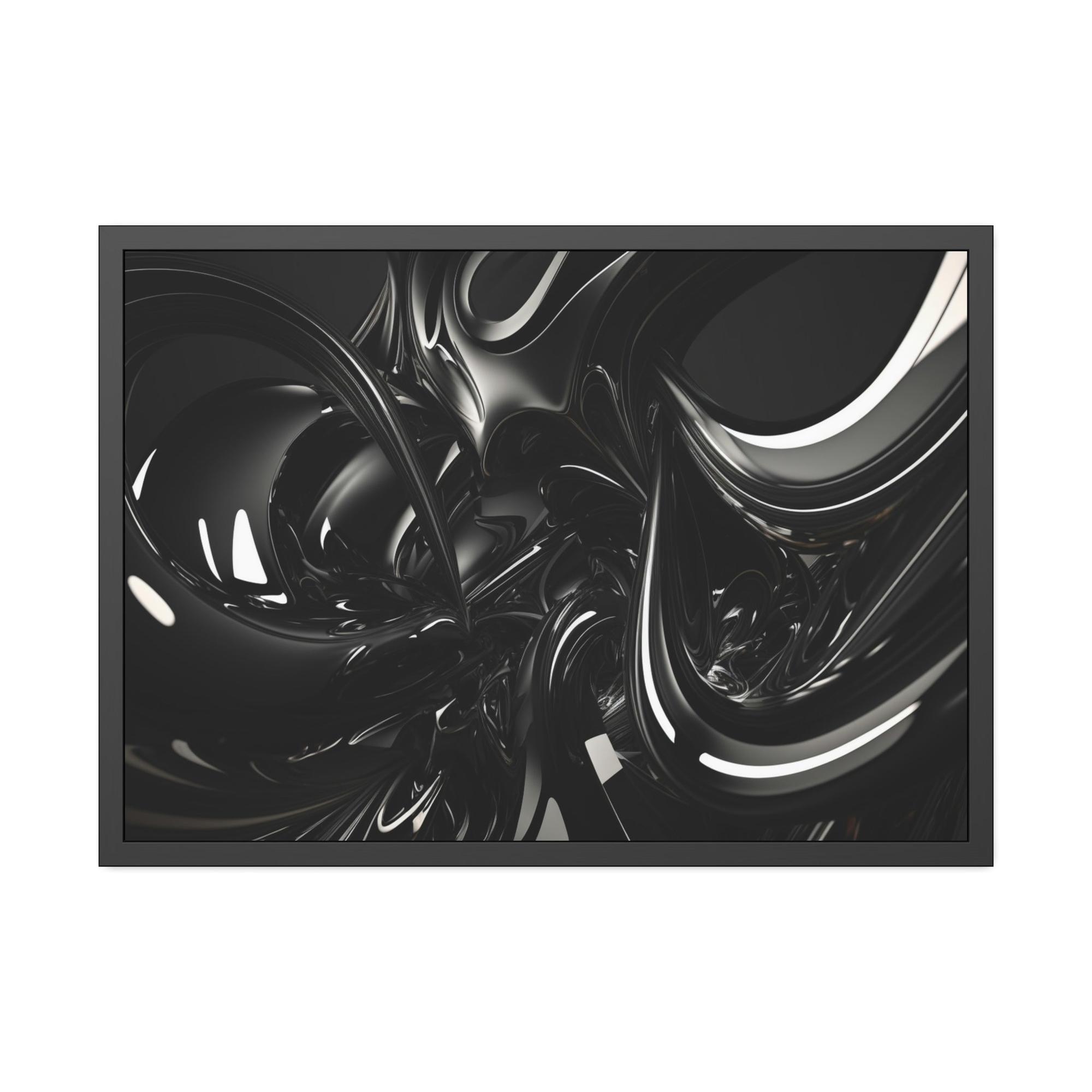 undefined Black is the New Black: Modern Black Art Print