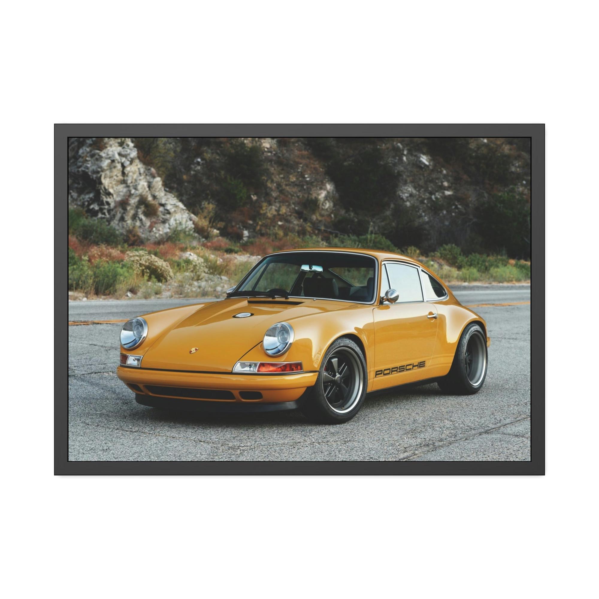 Porsche Racing Elegance on Canvas: Porsche-inspired Wall Art and Framed Posters