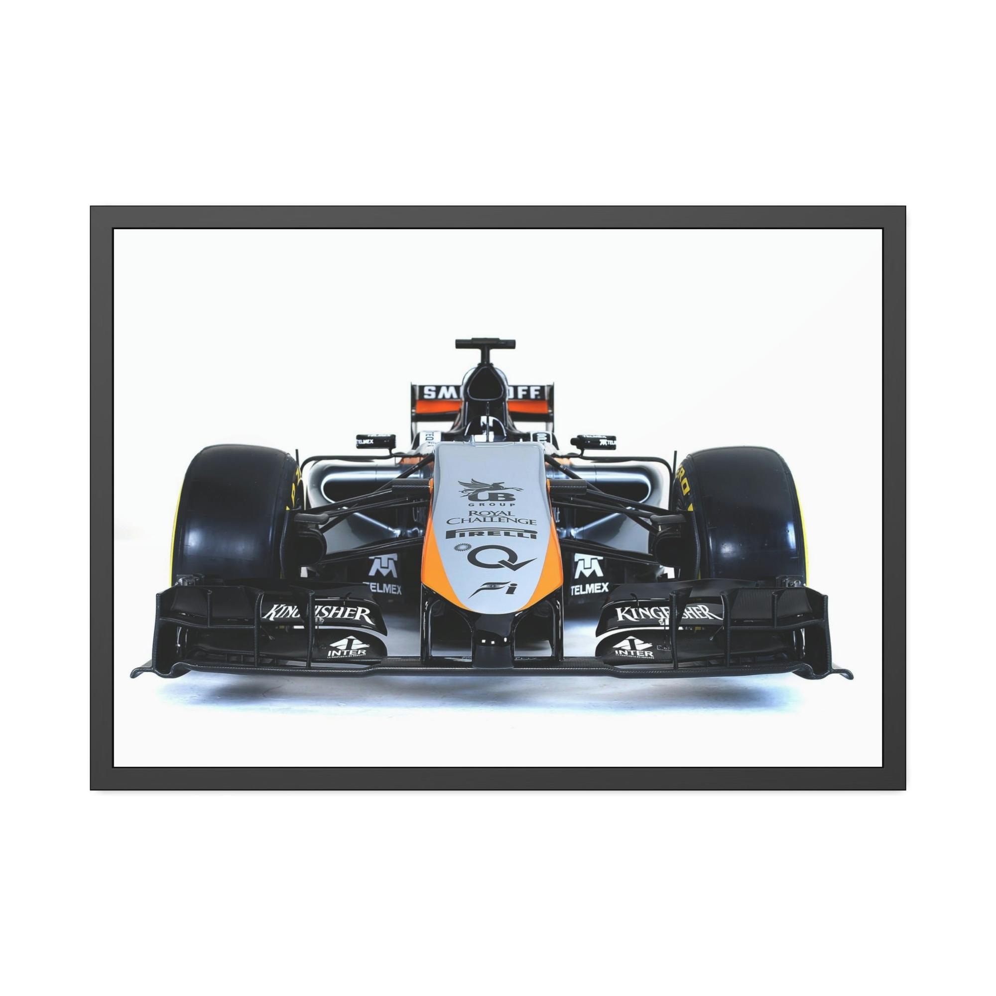 F1 The Need for Speed: Framed Canvas Print of F1 Cars