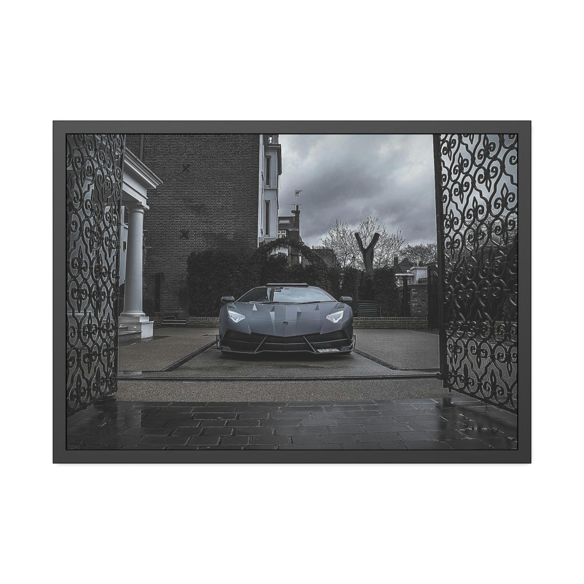 Lamborghini Speed Demon on Canvas & Poster: Captivating Artwork of Lamborghini