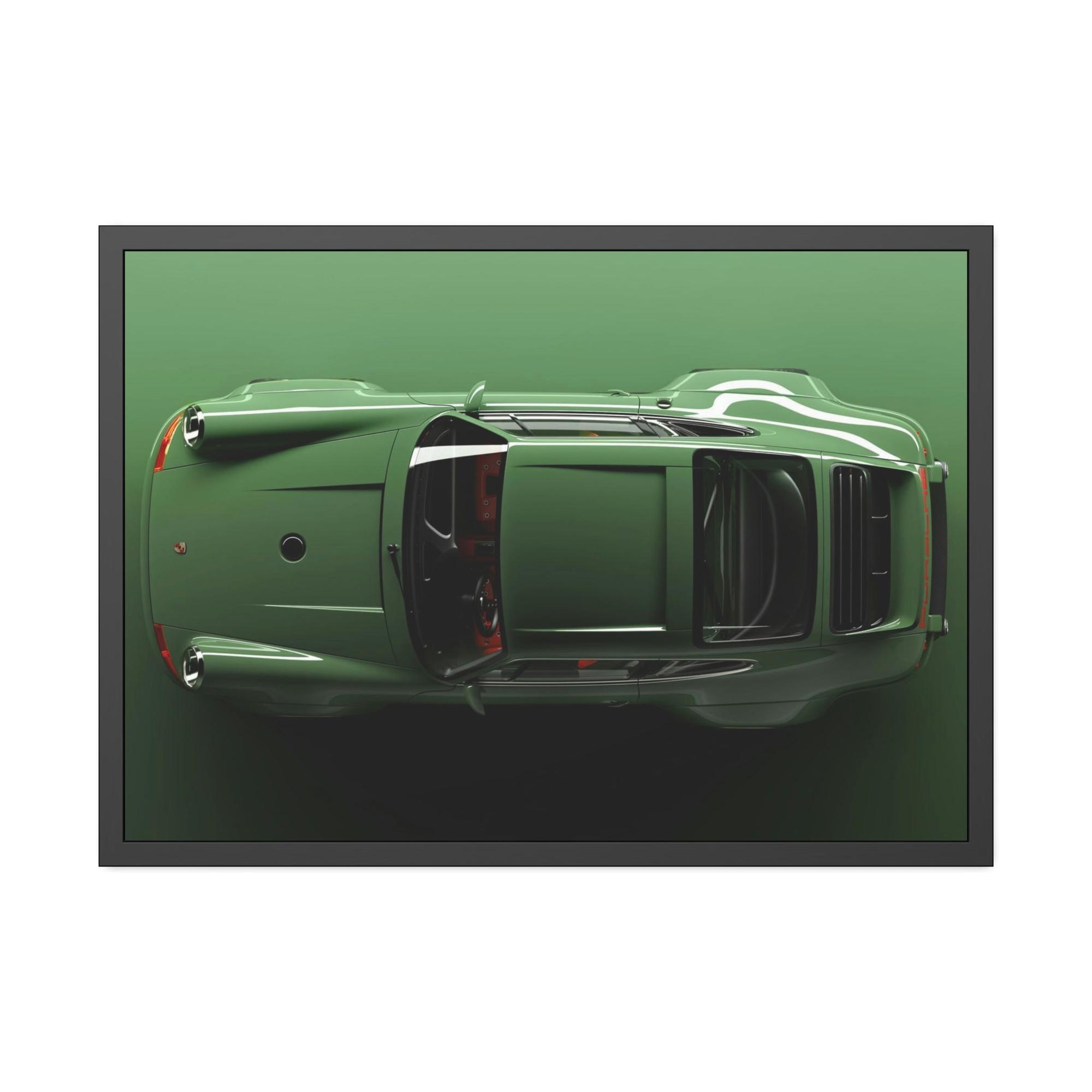 Porsche Automotive Art: High-Quality Porsche Print on Natural Canvas & Poster