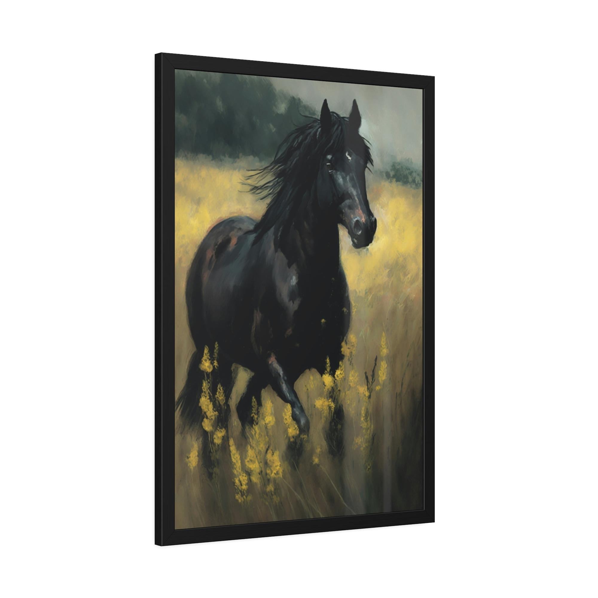 Horses Horse in Motion: A Canvas Equine Energy