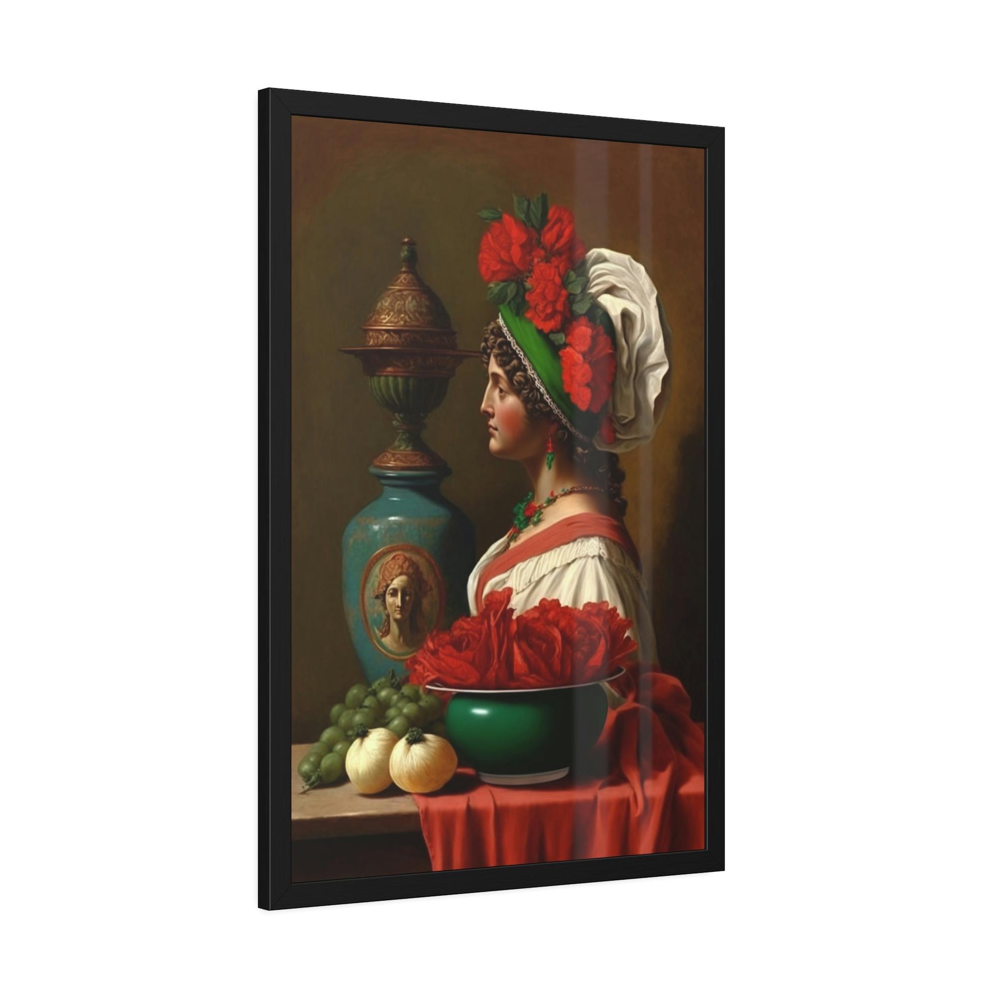 Italian Sophisticated Italian: Poster & Canvas Art Print of Classy Italian Women