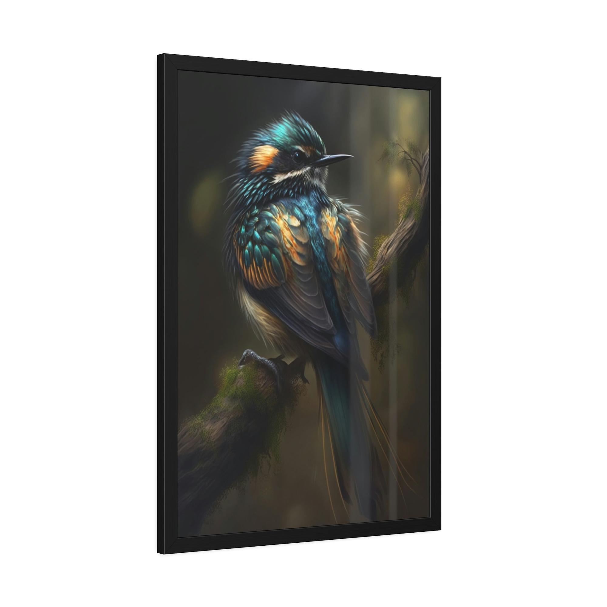 Birds The Birds' Paradise: A Natural Canvas & Poster Print of Birds in Forest