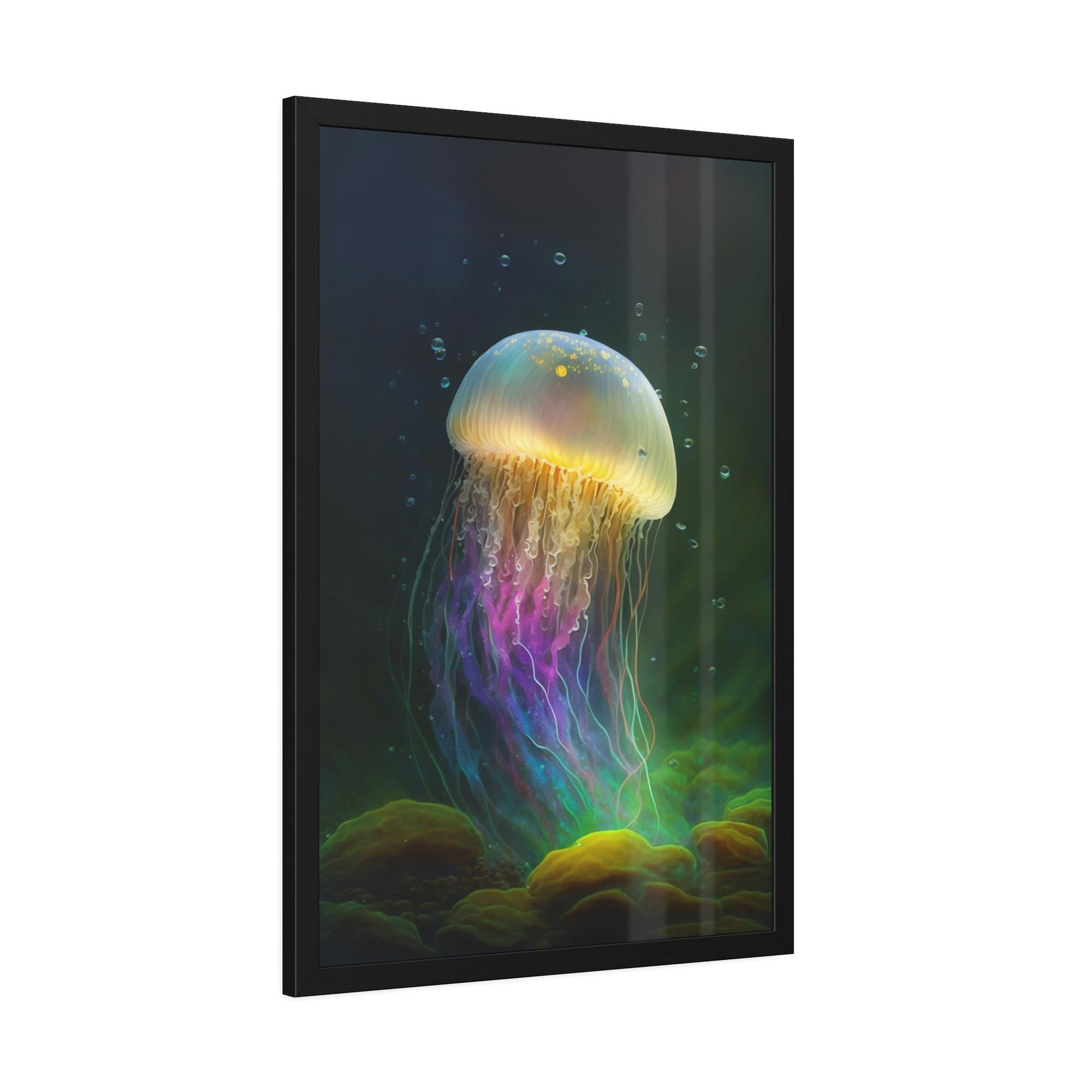Jellyfishs Oceanic Wonders: Natural Canvas & Poster Masterpiece of Jellyfishes