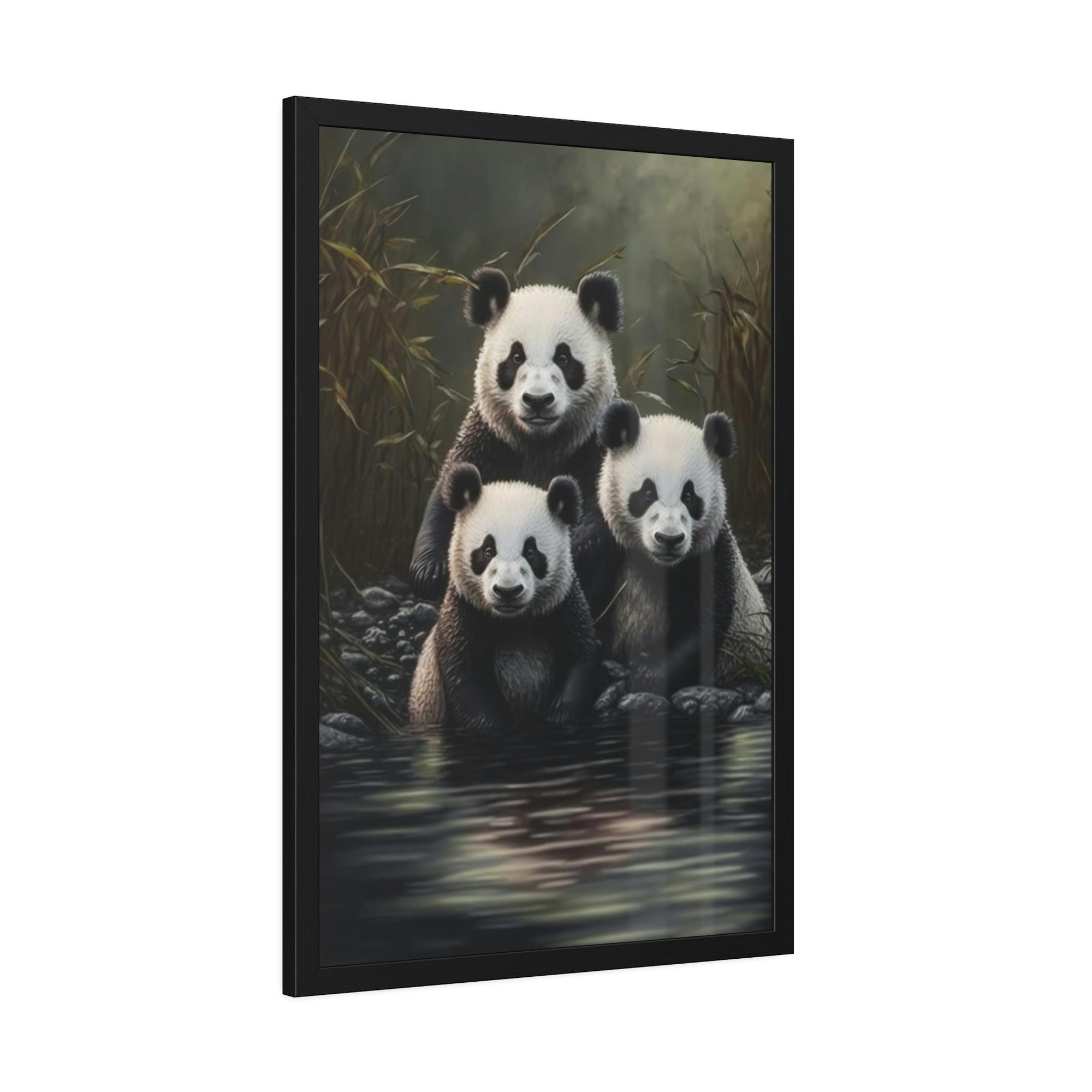 Pandas A Window to the World of Pandas: A Canvas That Captures their Spirit
