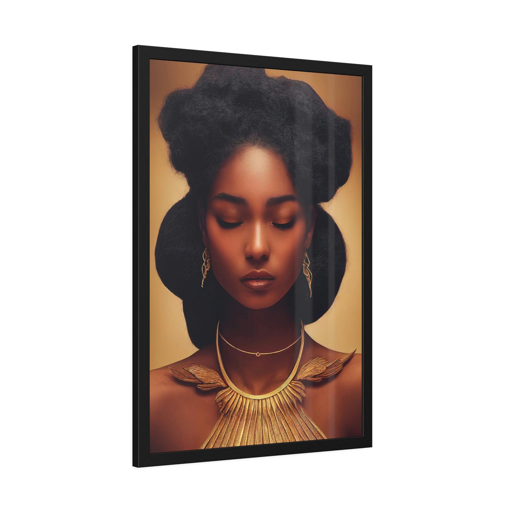 Glam Touch of Glam: Canvas & Poster Wall Art Piece of Stylish Elegance