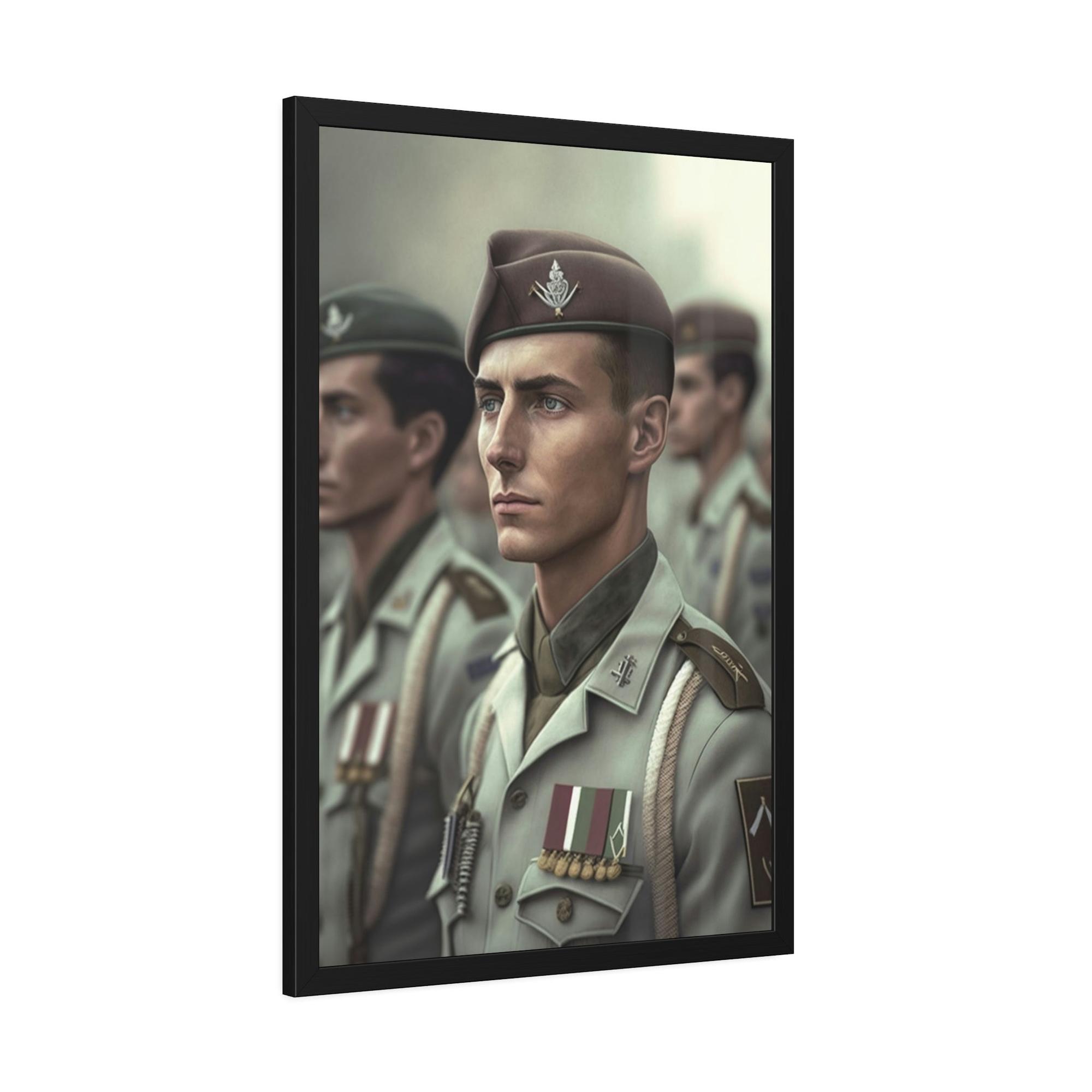 Army Camouflage Warriors: Striking Army Art on Canvas and Poster Prints