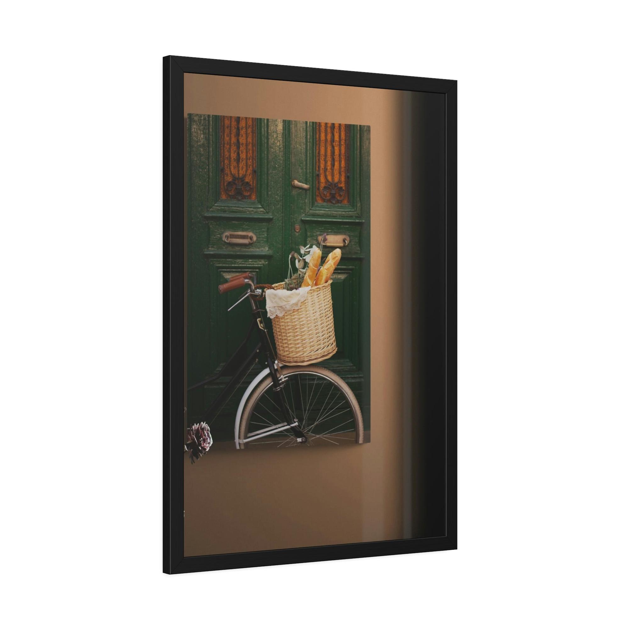 French Bonjour Paris: Natural Canvas & Poster Print of French Charm