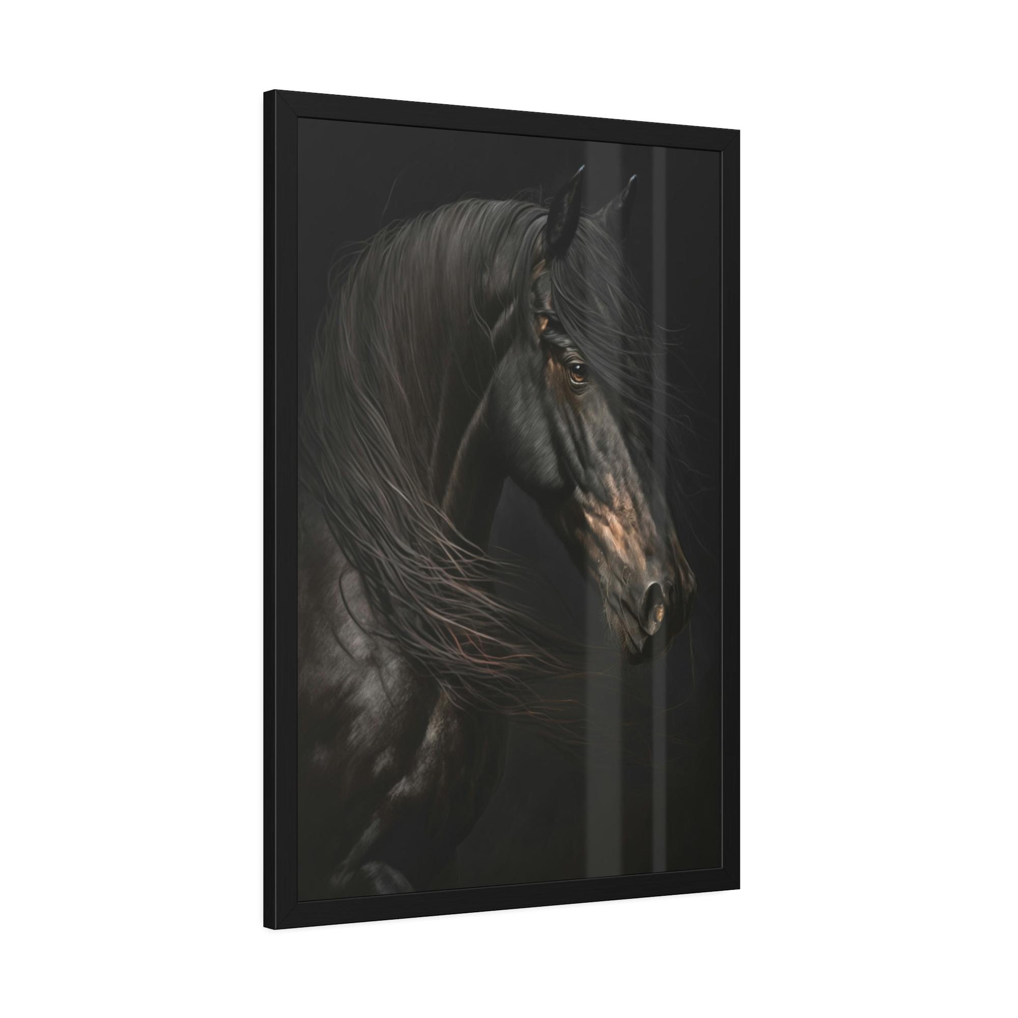 Horses Horse Serenity: A Canvas Equine Calm