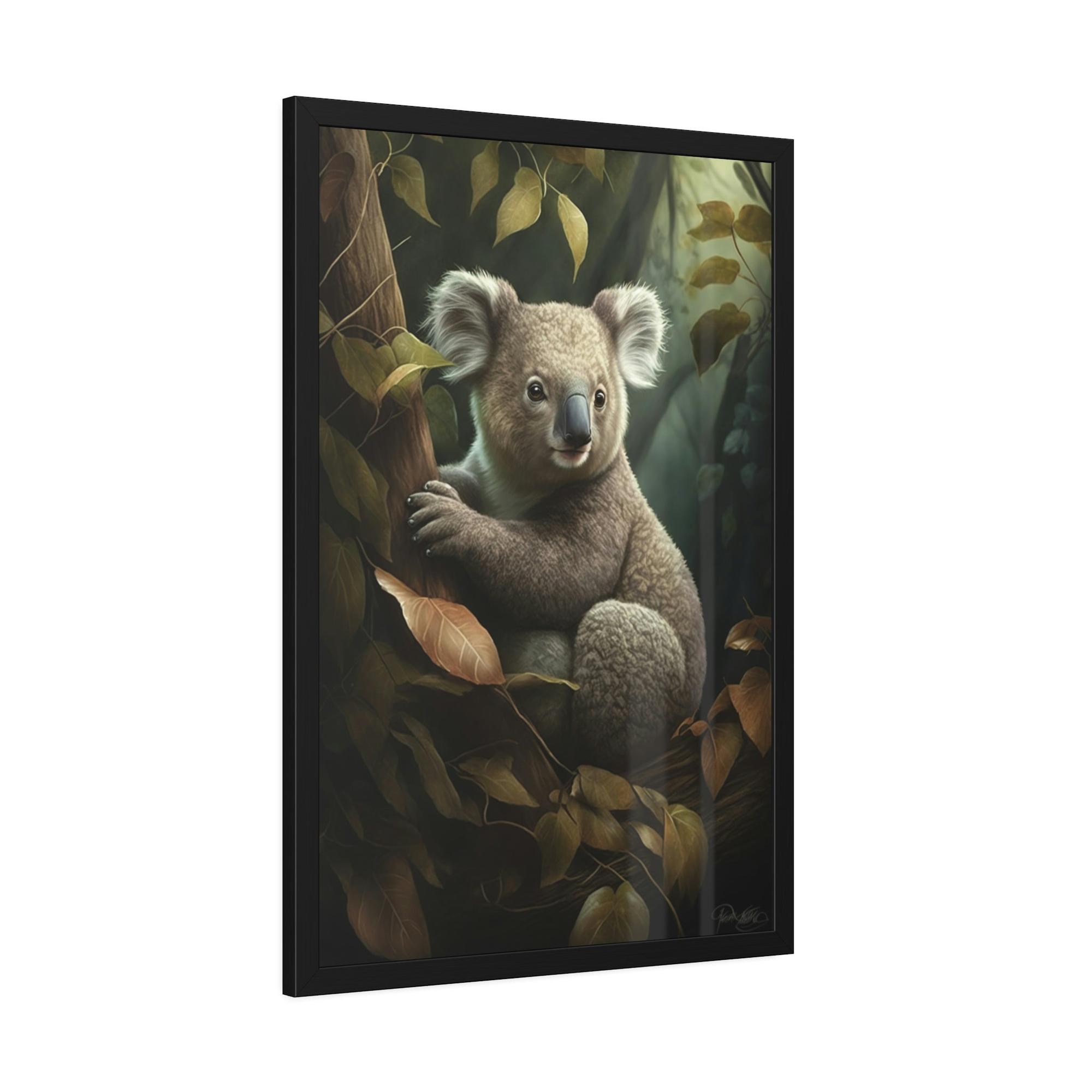 Koalas A Koala's Journey: A Stunning Painting on Canvas