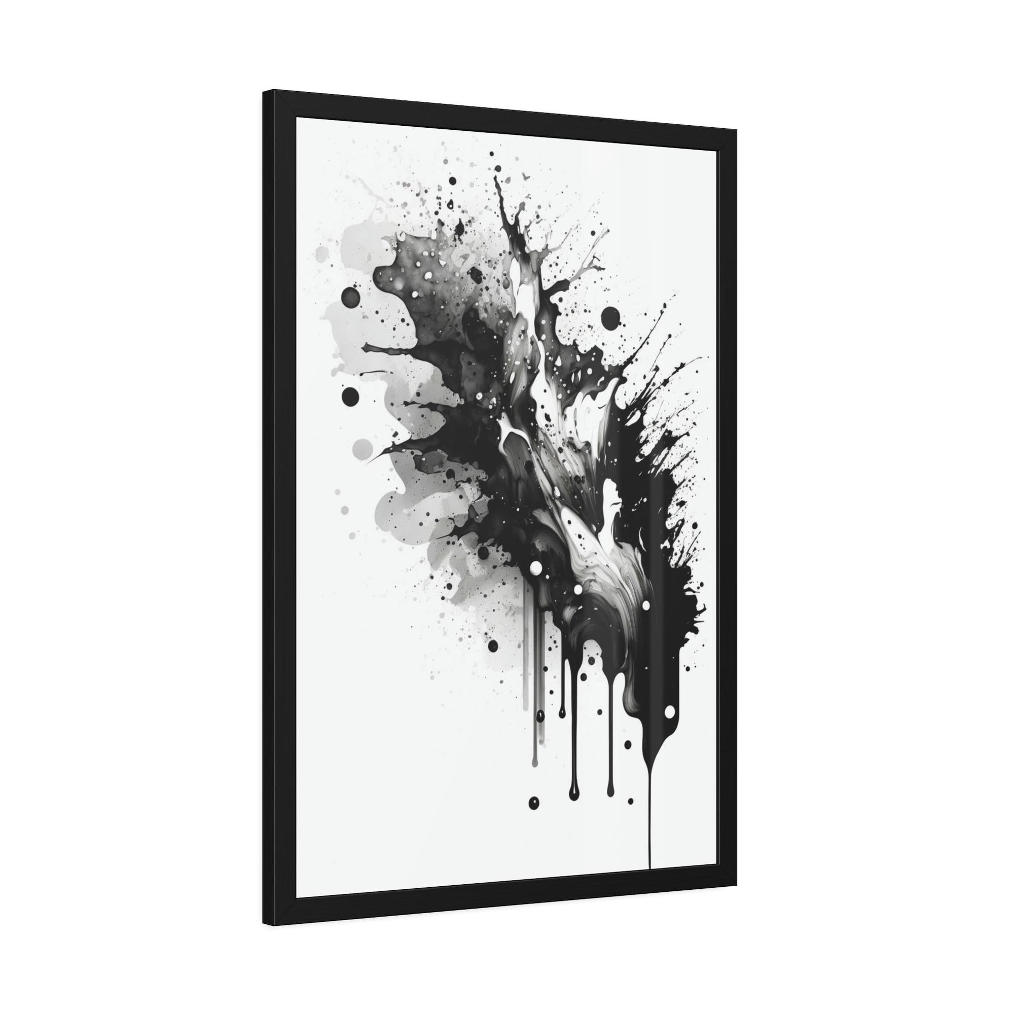 Black White The Contrast of Timeless Elegance: Black and White Canvas Wall Art
