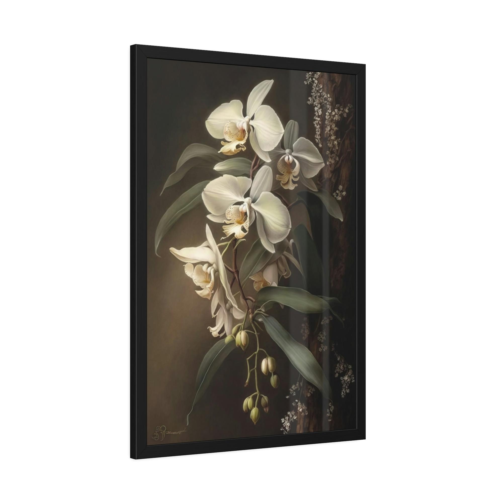 Orchids Orchid Bliss: Tranquility on Canvas