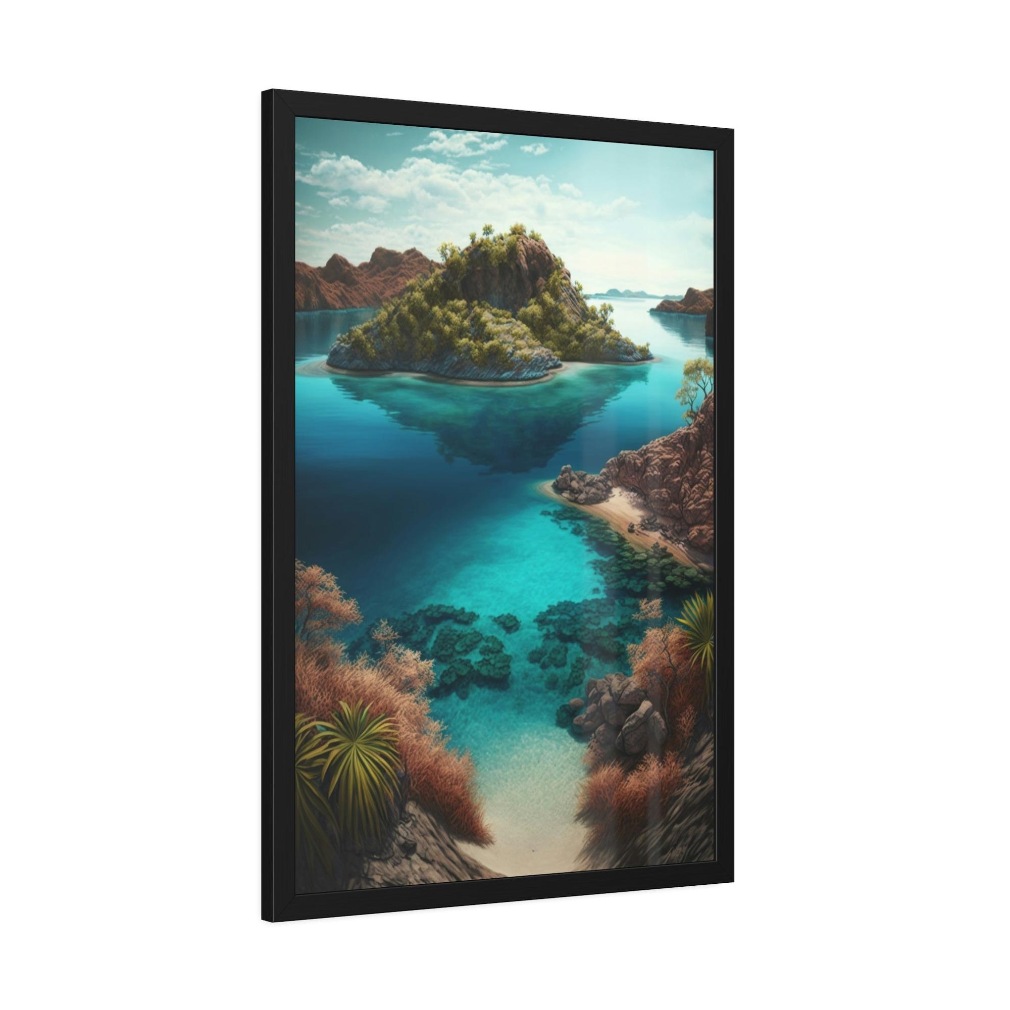Tropical Tropical Paradise: A Vibrant and Lush Canvas Print