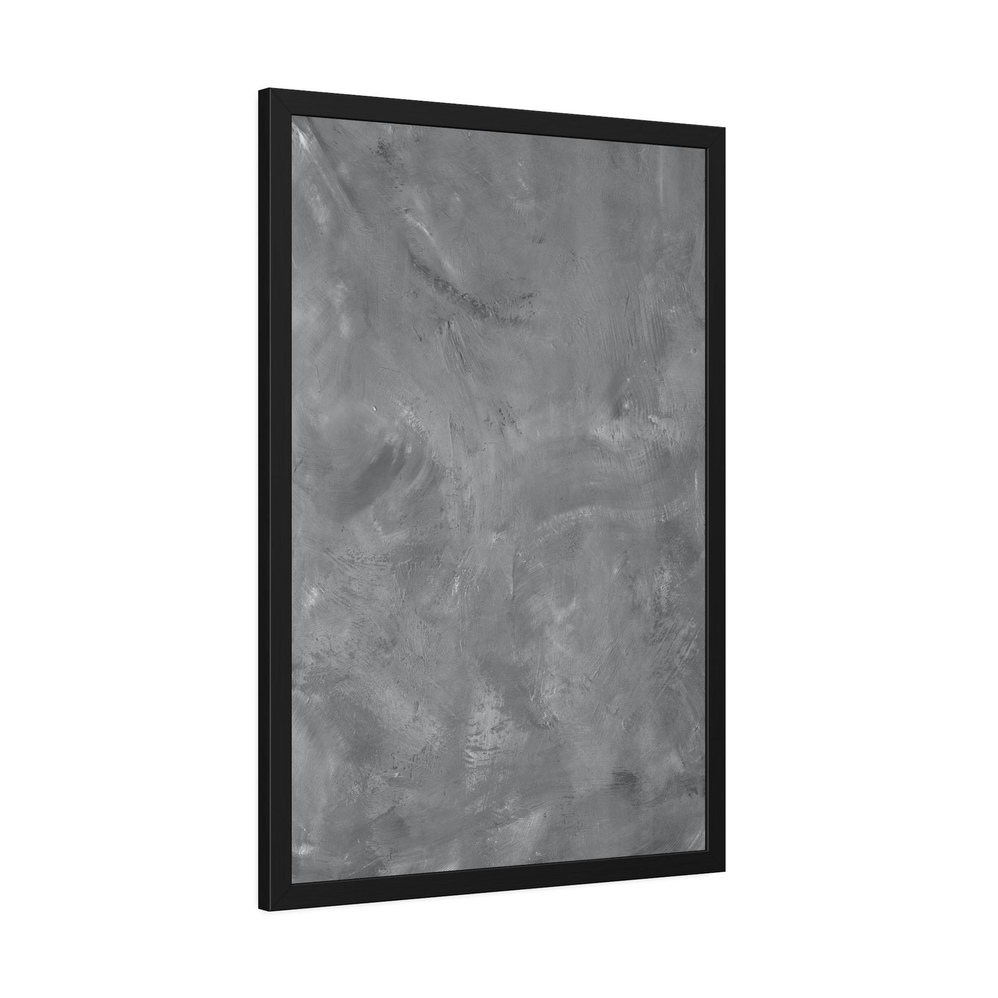 Gray Mysterious Gray: Framed Poster for a Subtle Touch of Drama