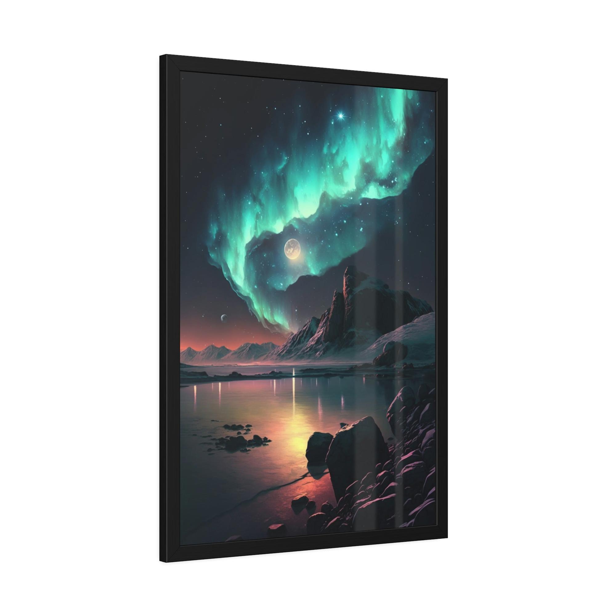 Aurora Borealis Mesmerizing Aurora Borealis Art Print: High-Quality Wall Decor for Your Space