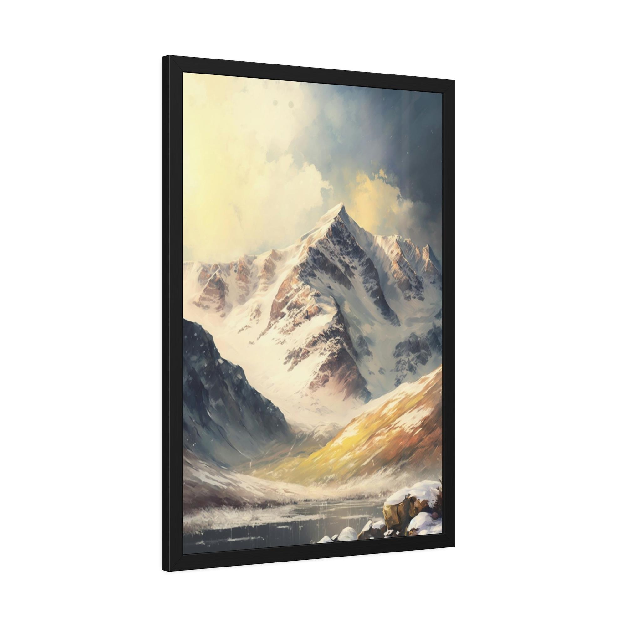 Mountains Awe-Inspiring Mountain Range: A Canvas of Nature's Splendor