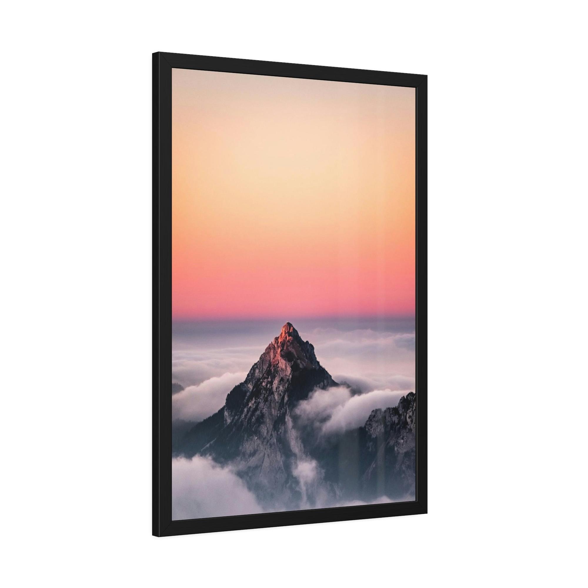 Mountains The Majestic Beauty of Mountains: An Interpretation on Canvas