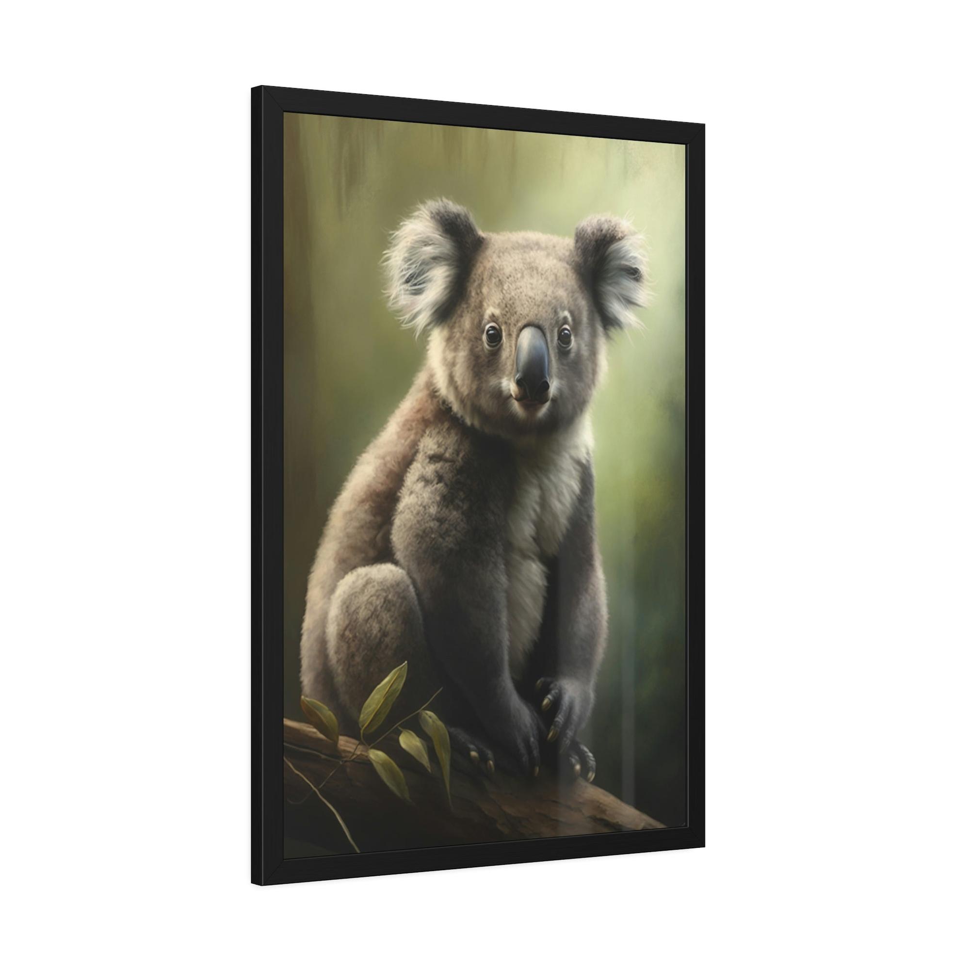 Koalas Koala Love: A Whimsical and Colorful Painting on Canvas