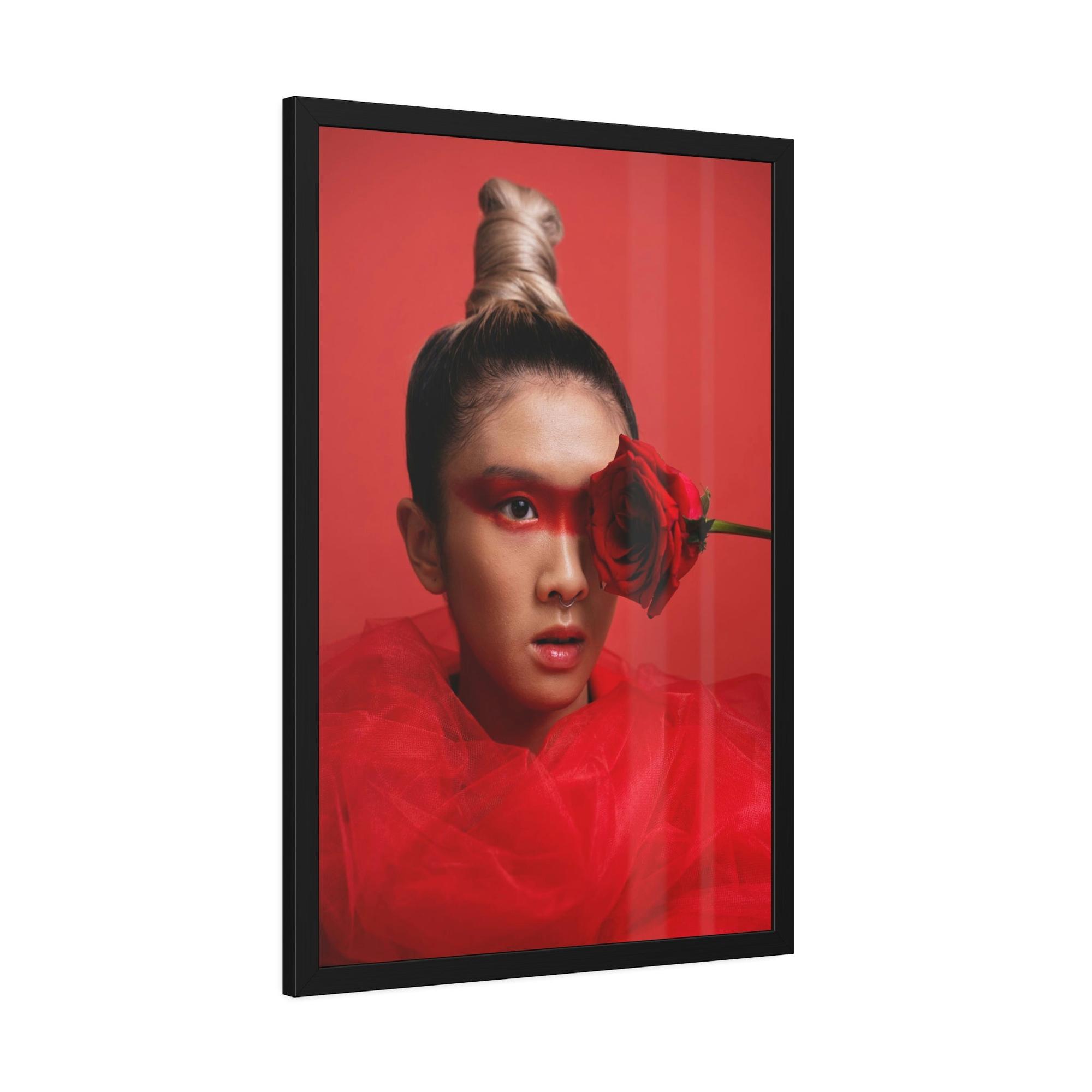 Fashion And Beauty Chic and Stylish: A Framed Canvas of High Fashion and Beauty