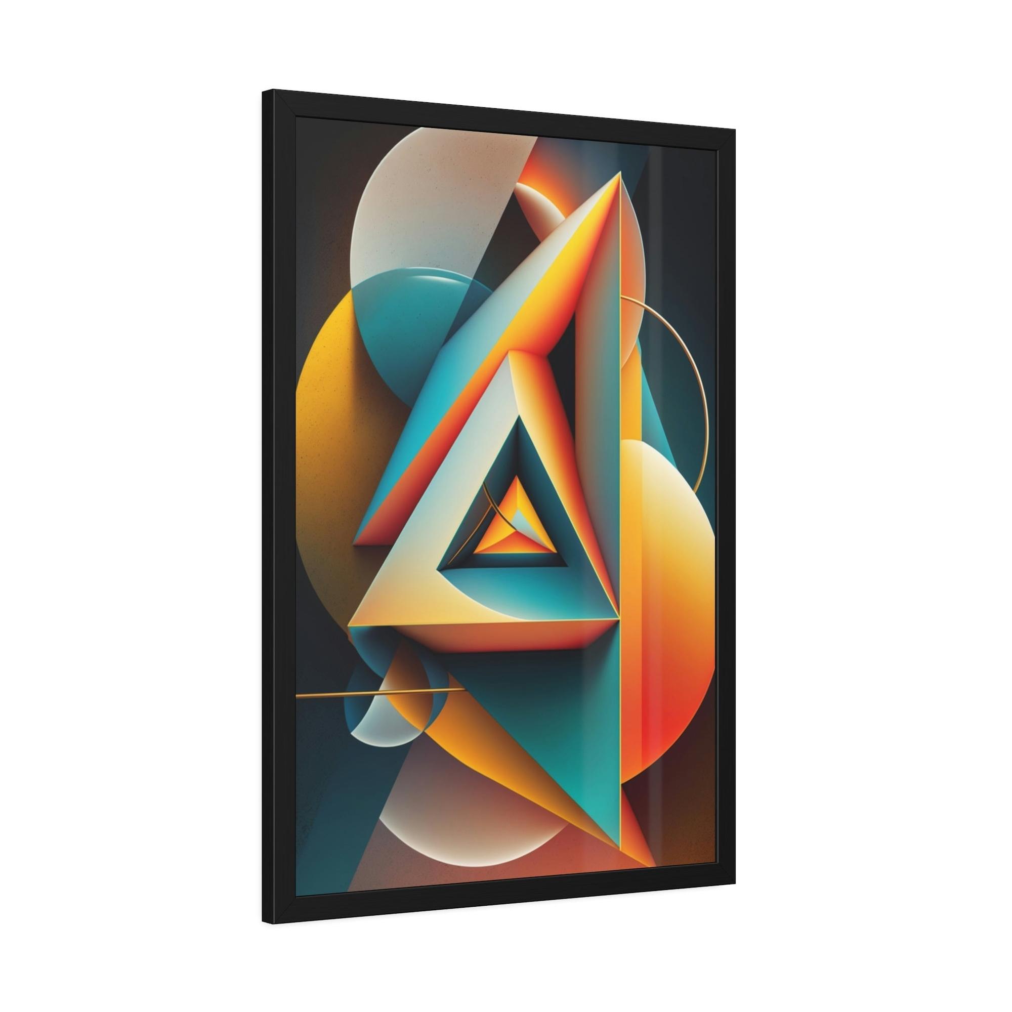 Geometric Bold Geometric Print: Canvas Art That Commands Attention