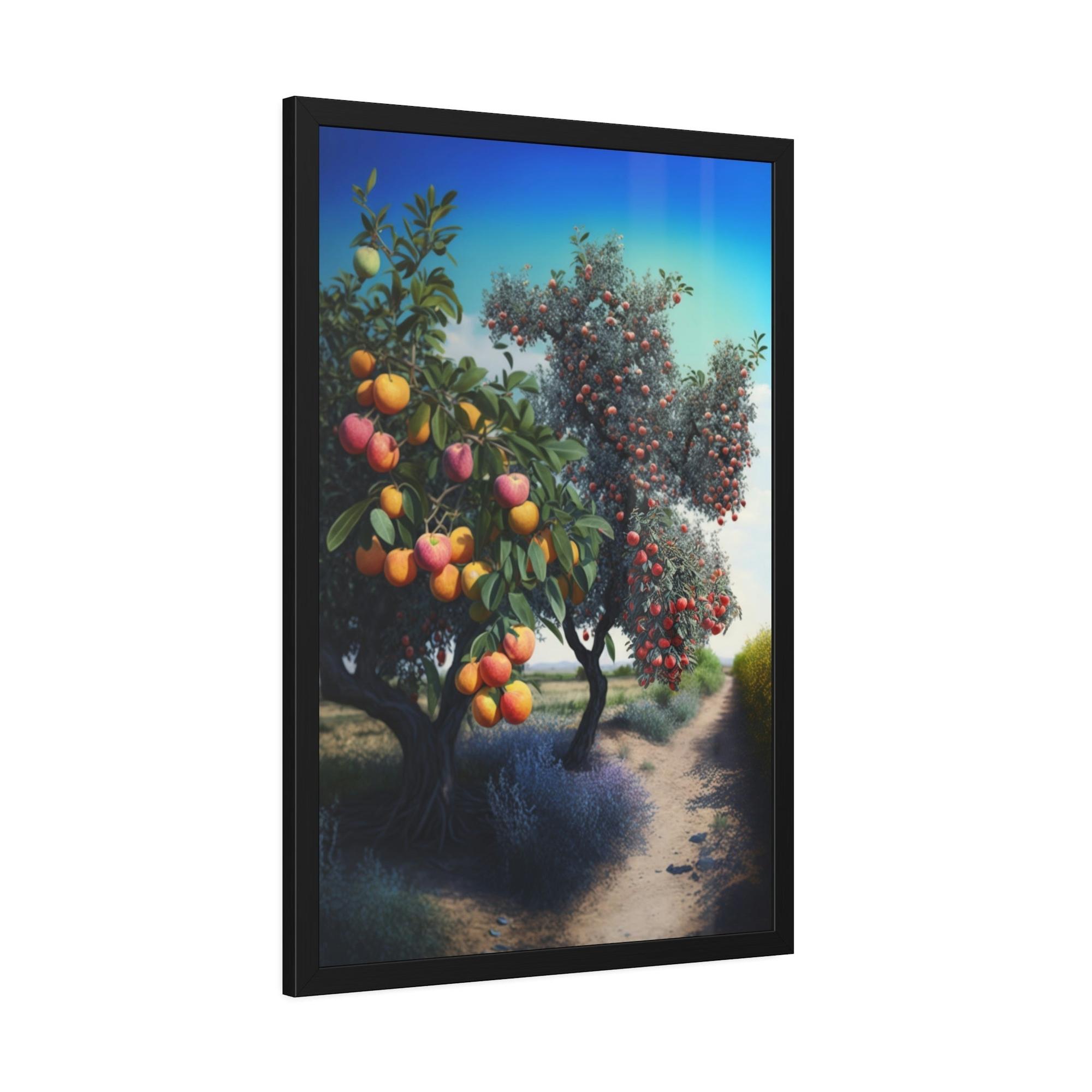 Fruit Trees Fruitful Scenery: Fruit Trees Canvas & Poster Print
