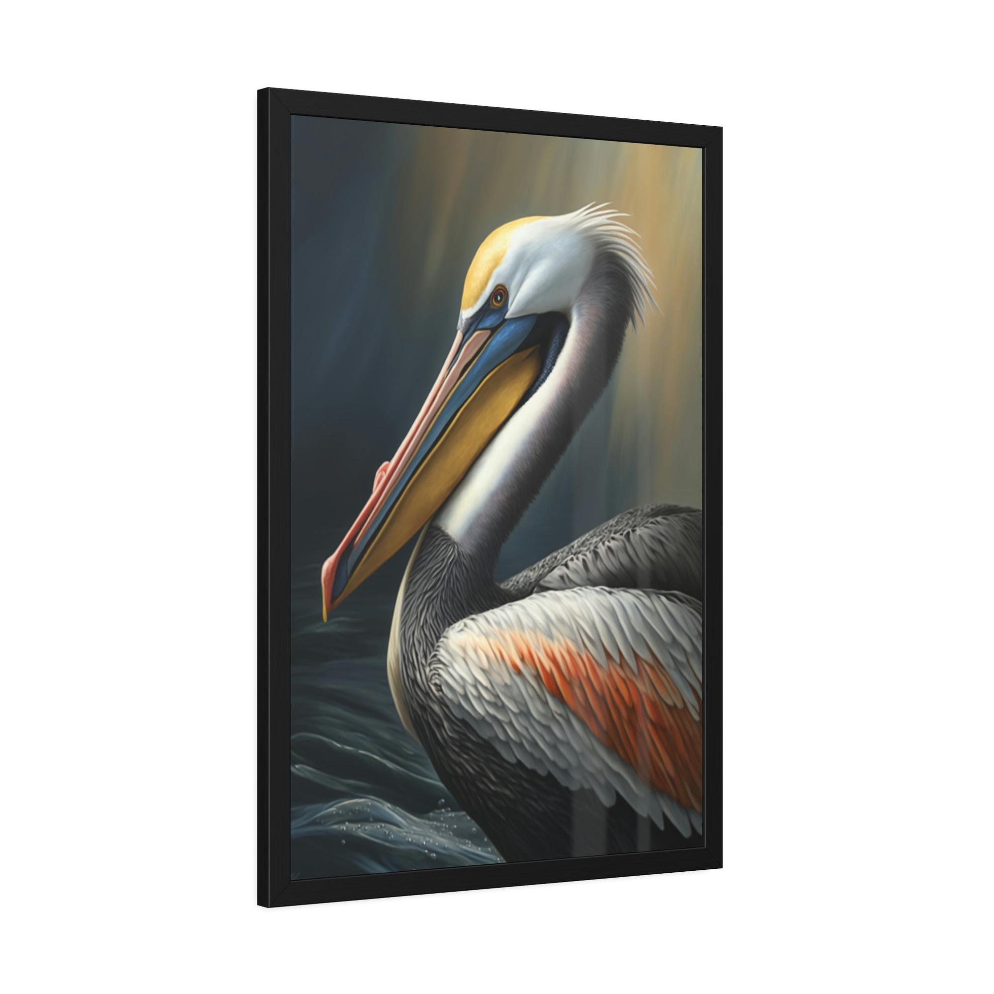Pelicans Pelican's Voyage: A Canvas Coastal Adventure