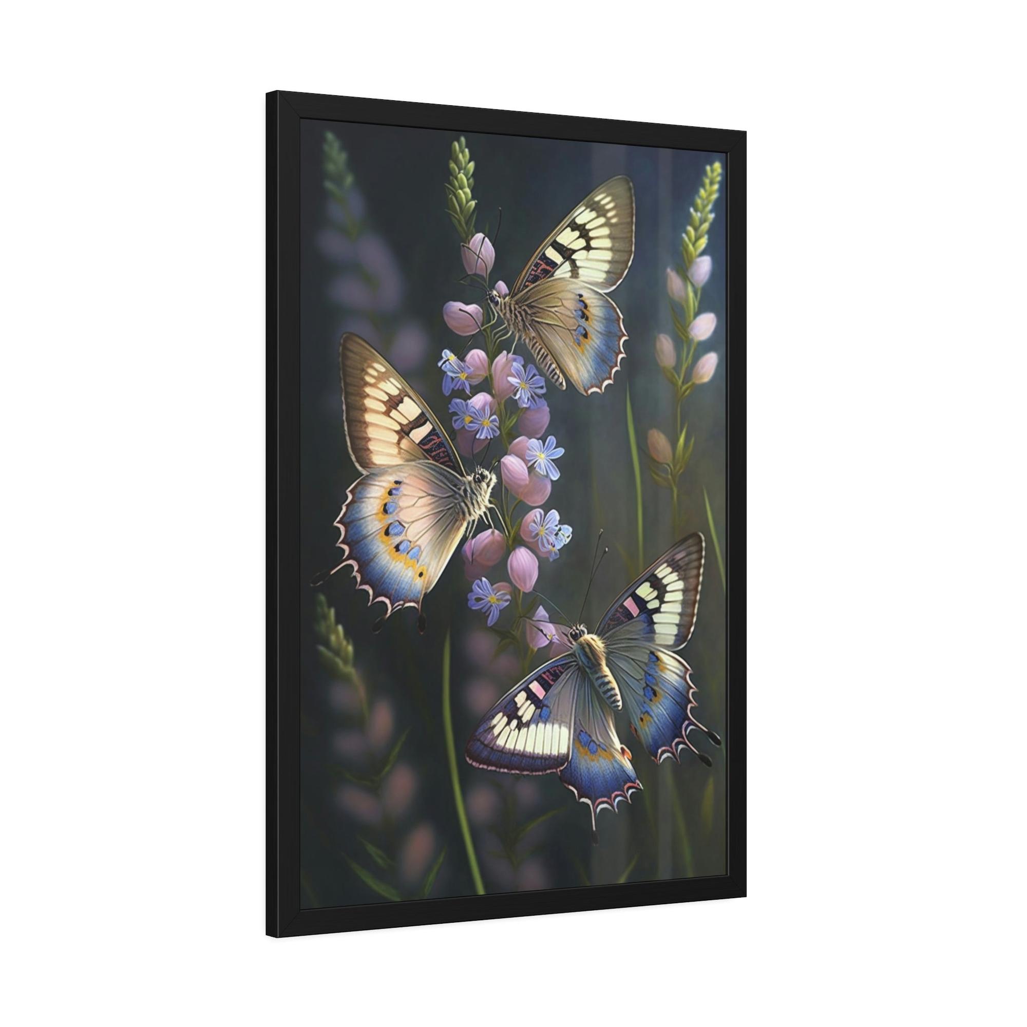 Butterflys The Majesty of Butterflies: Framed Poster & Canvas Print of Majestic Insects