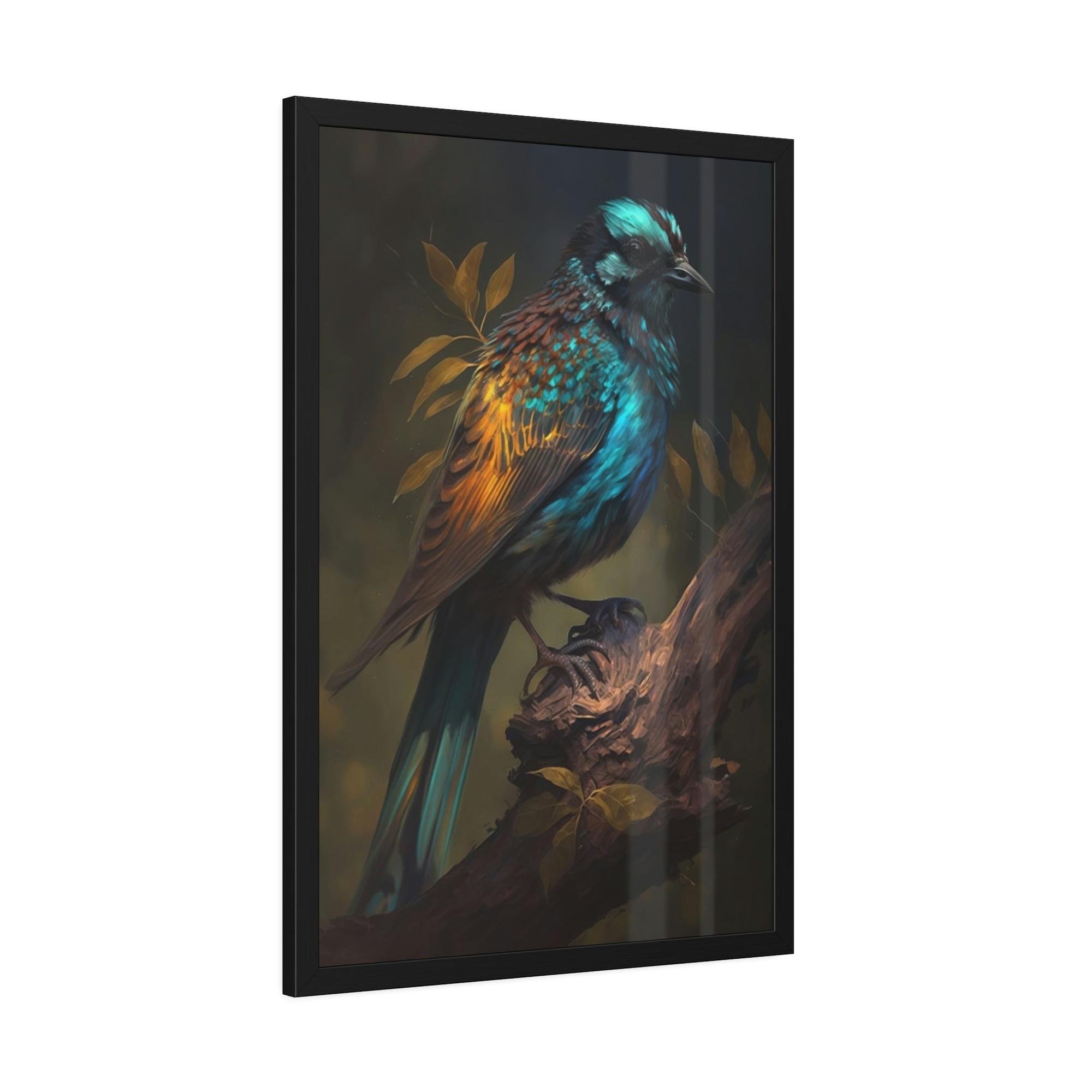Birds The Majestic Birds: A Framed Canvas & Poster Print of Birds
