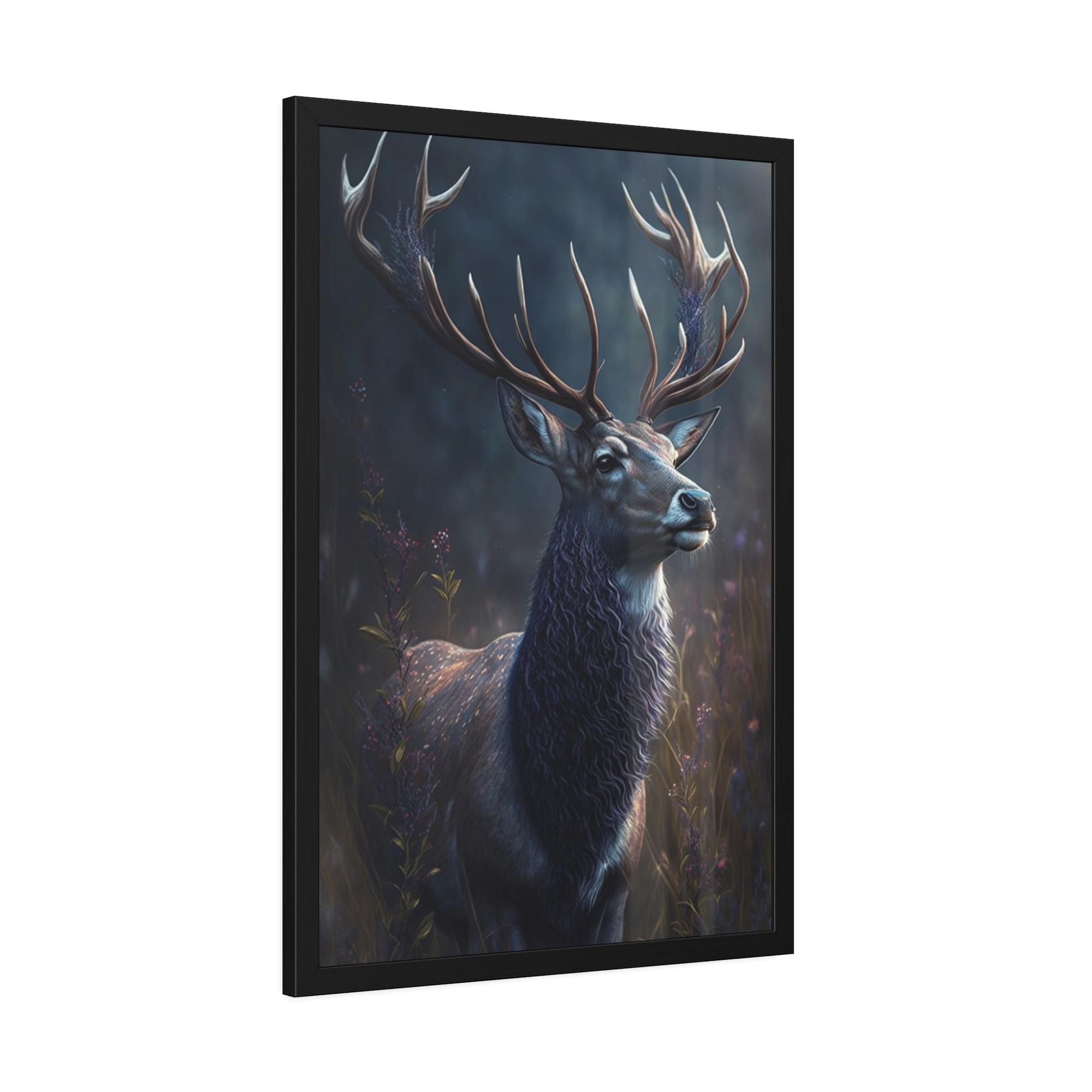 Deers Deer Dreaming: A Canvas Forest Fantasy