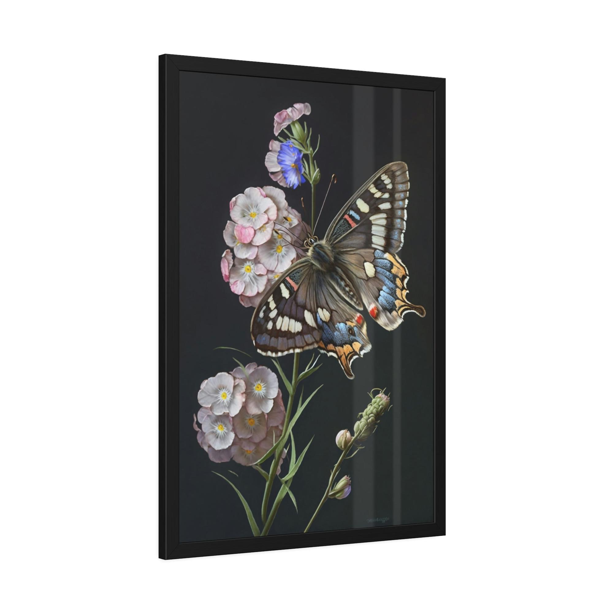 undefined One Butterfly: Framed Canvas & Poster Print Capturing the Beauty of a Single Insect