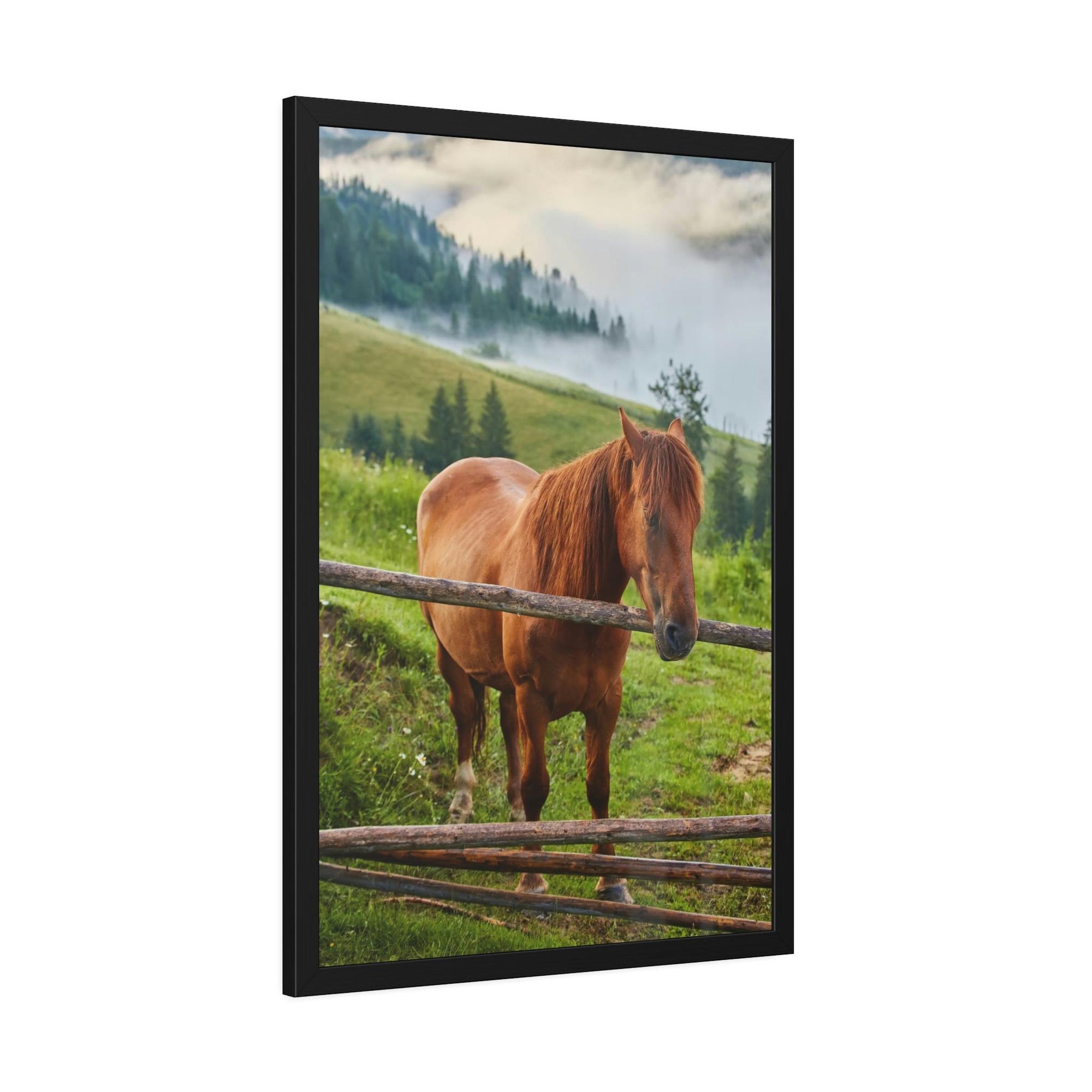 Animals Majestic Horse: A Stunning Animal Painting on Canvas to Adorn Your Wall