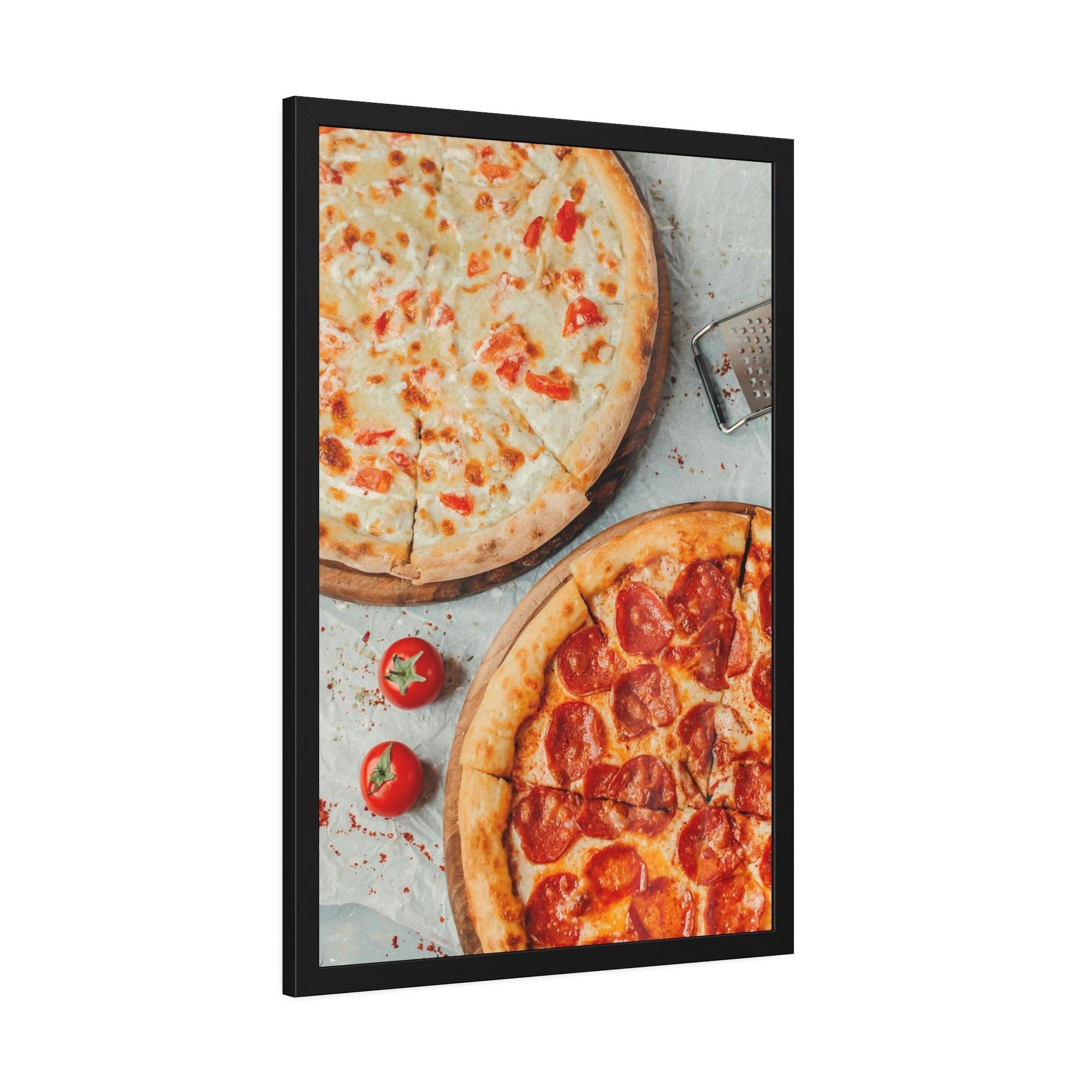 Pizza Pizza Art: Framed Posters of Pizza as a High Art Subject for Sophisticated Taste